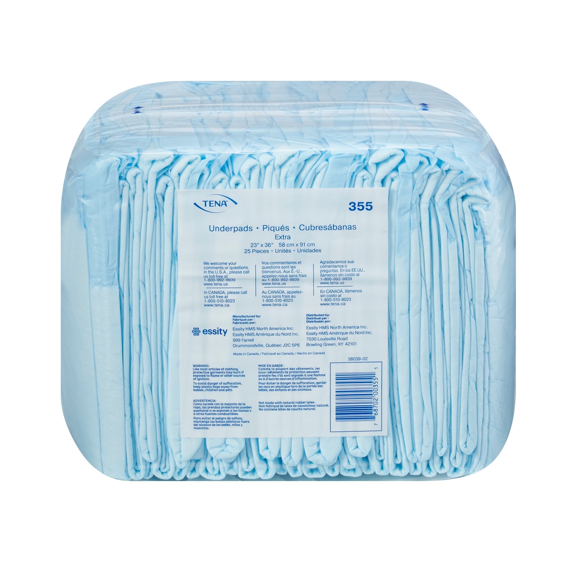 Tena® Extra Protection Absorbent Underpad, 23 x 36 Inch (25 Units)