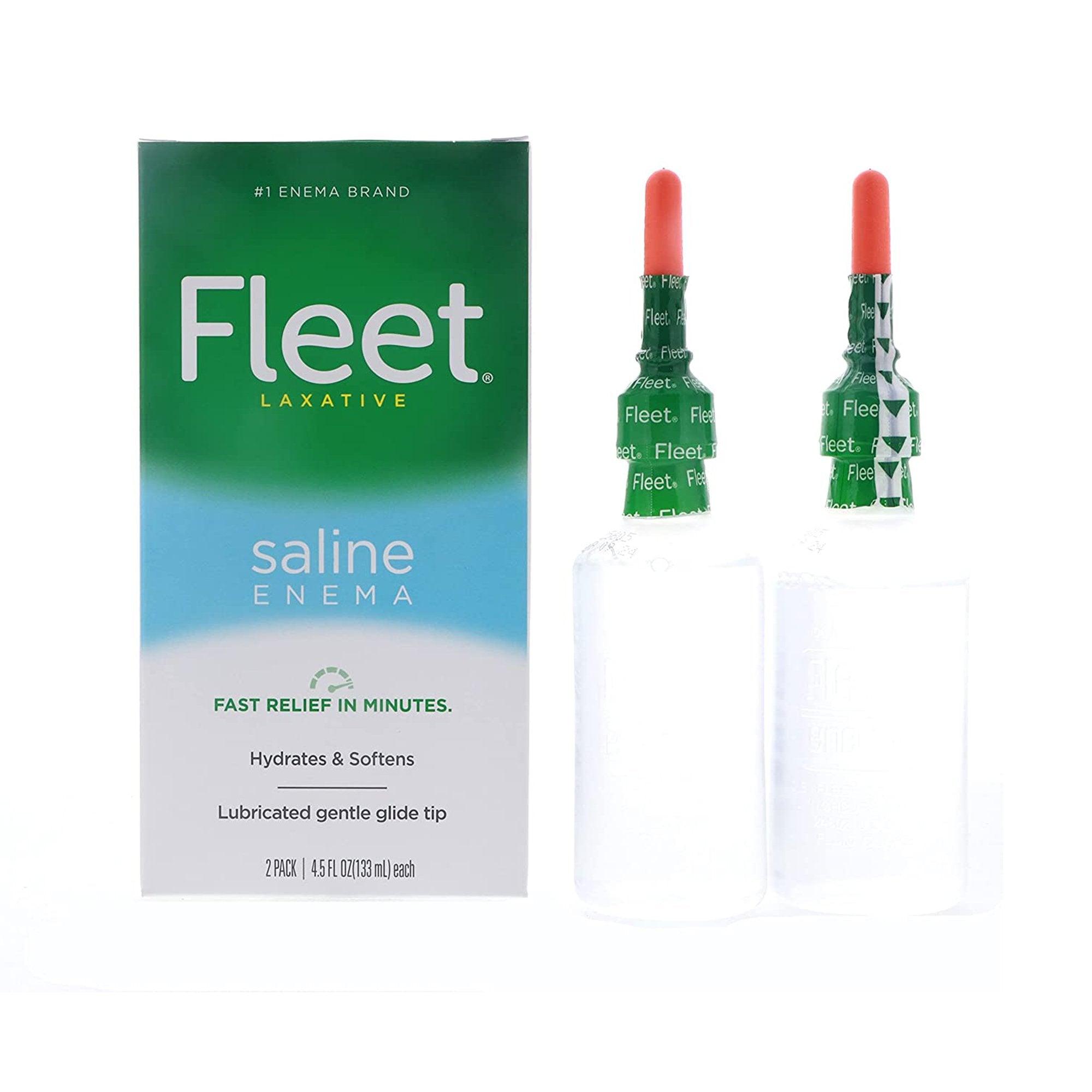 Fleet® Monobasic Sodium Phosphate / Dibasic Sodium Phosphate Enema, 4.5 fl. oz. (2 Units)