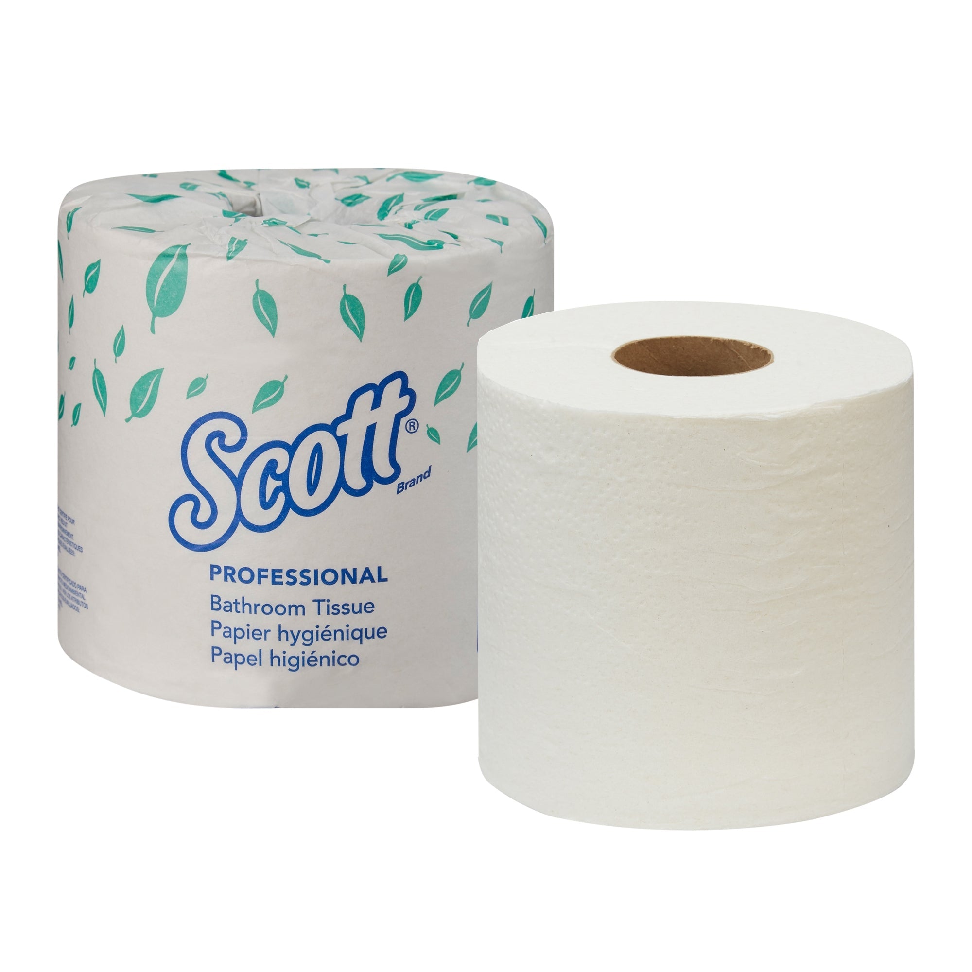 Scott® Essential Bulk Toilet Paper - 2-Ply, White, 550 Sheets, 80 Rolls