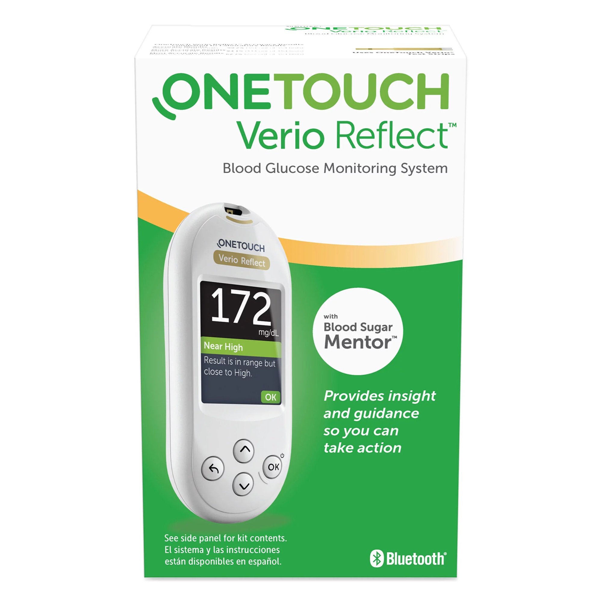 Blood Glucose Meter OneTouch Verio® 5 Second Results Stores up to 500 Results No Coding Required (1 Unit)