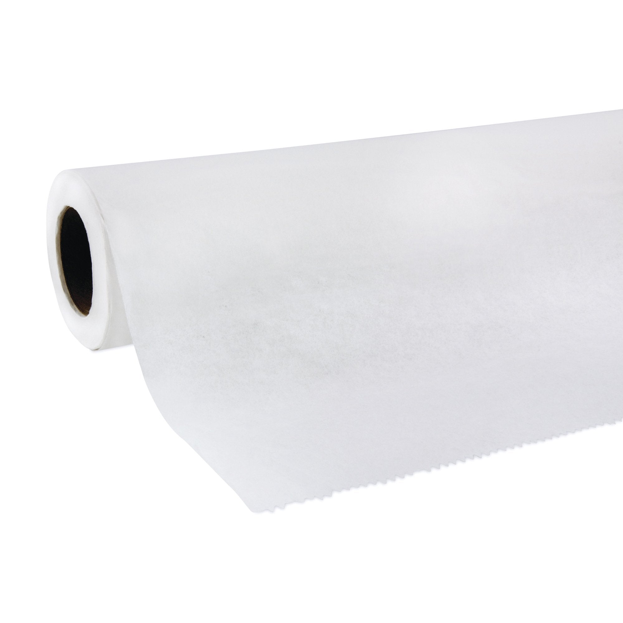 McKesson Crepe Table Paper Rolls, 21" x 125', White, Bulk Pack of 12