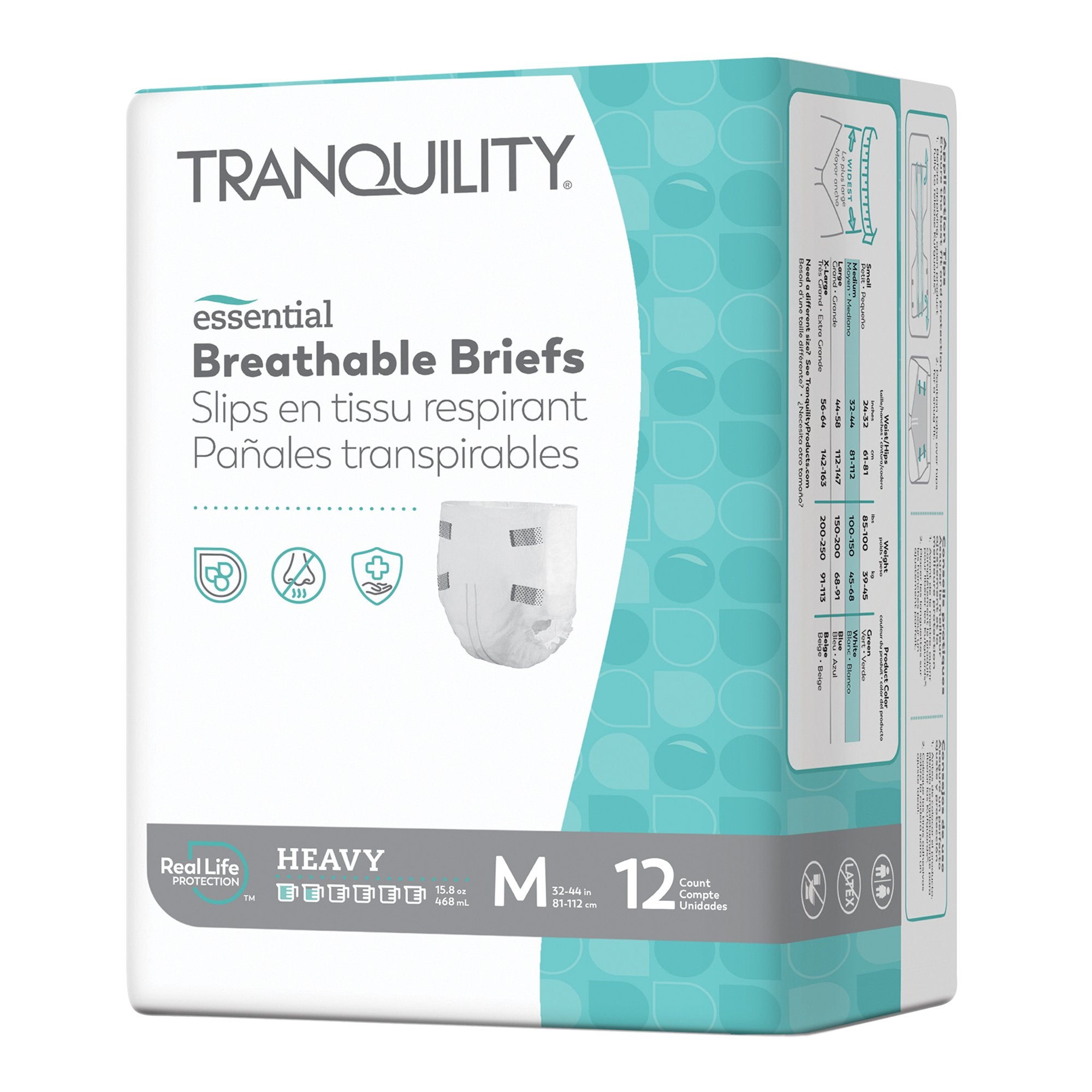 Tranquility® Essential Heavy Incontinence Brief, Medium (12 Units)