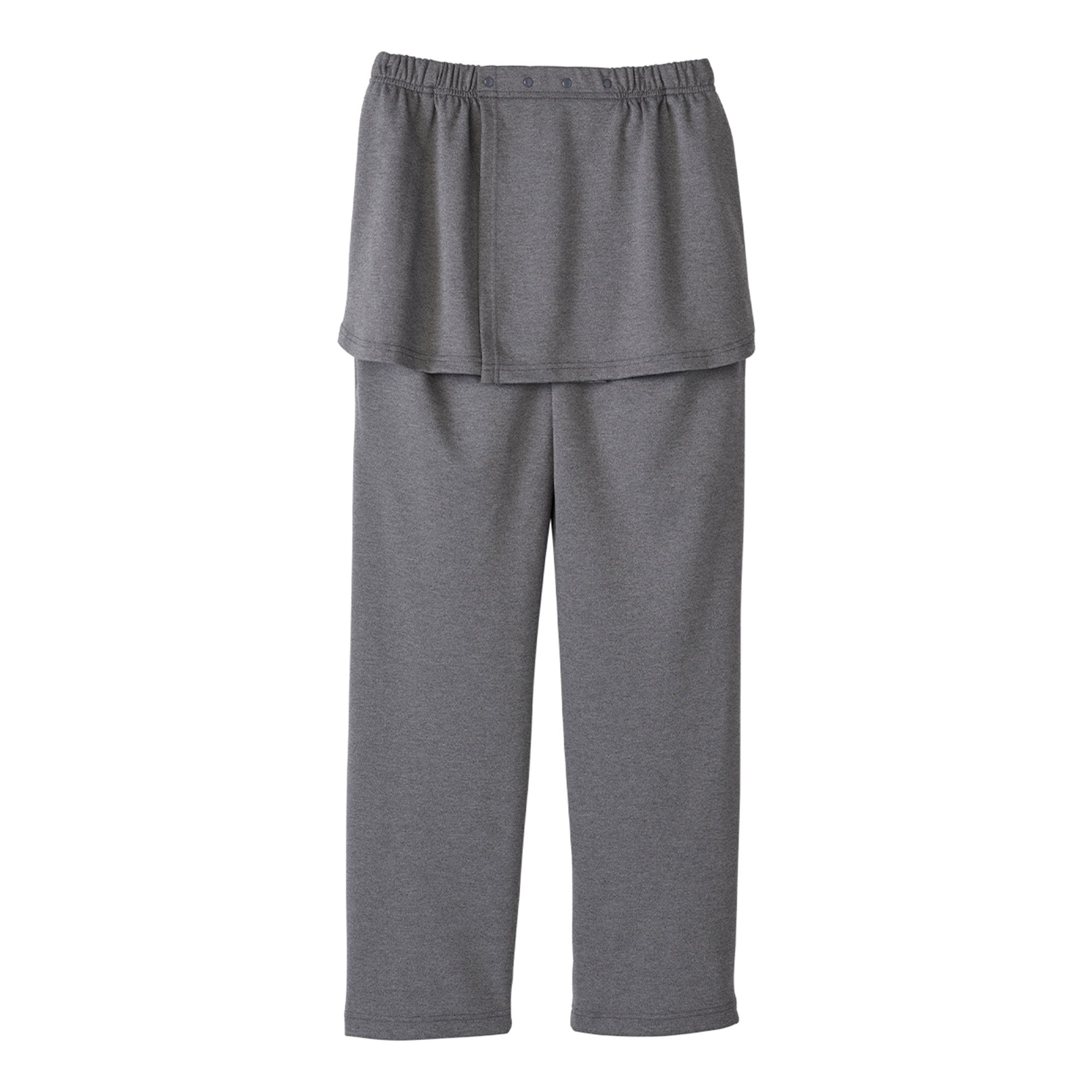 Silverts® Women's Open Back Soft Knit Pant, Heather Gray, 2X-Large (1 Unit)