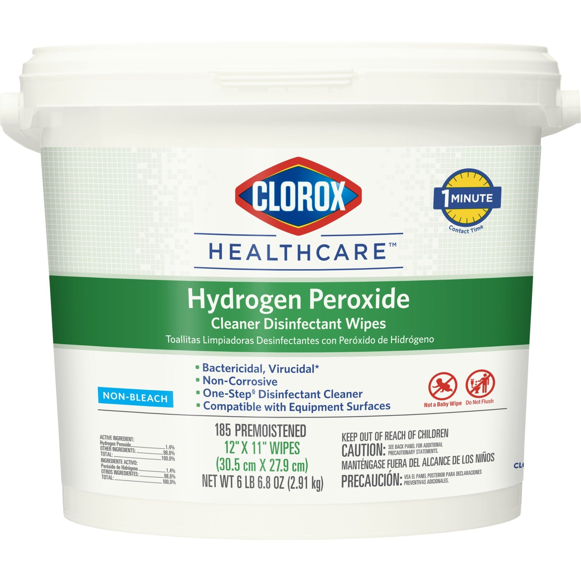 Clorox Healthcare® Hydrogen Peroxide Cleaner Disinfectant Wipes (1 Unit)