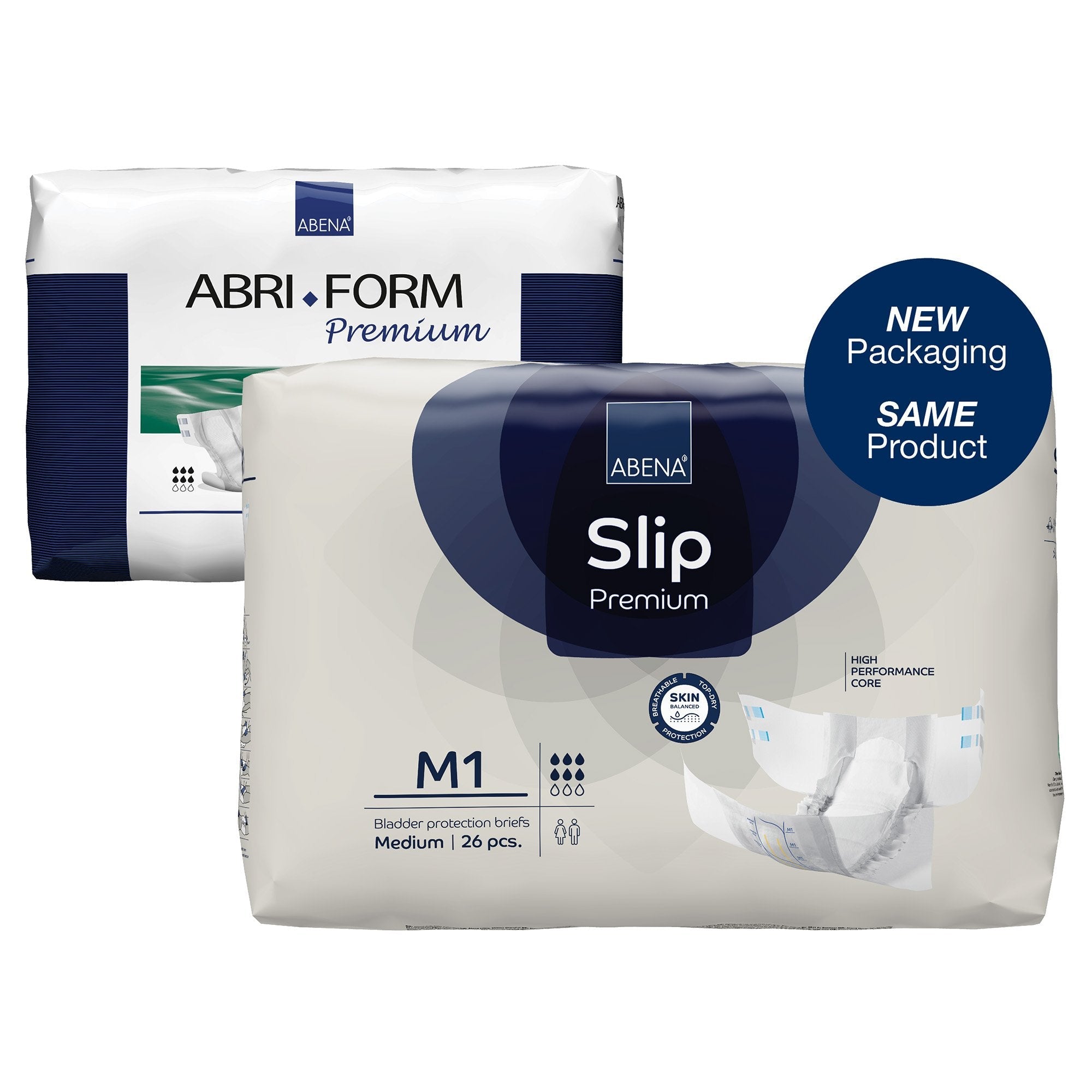 Abena® Slip Premium M1 Incontinence Brief, Medium (26 Units)