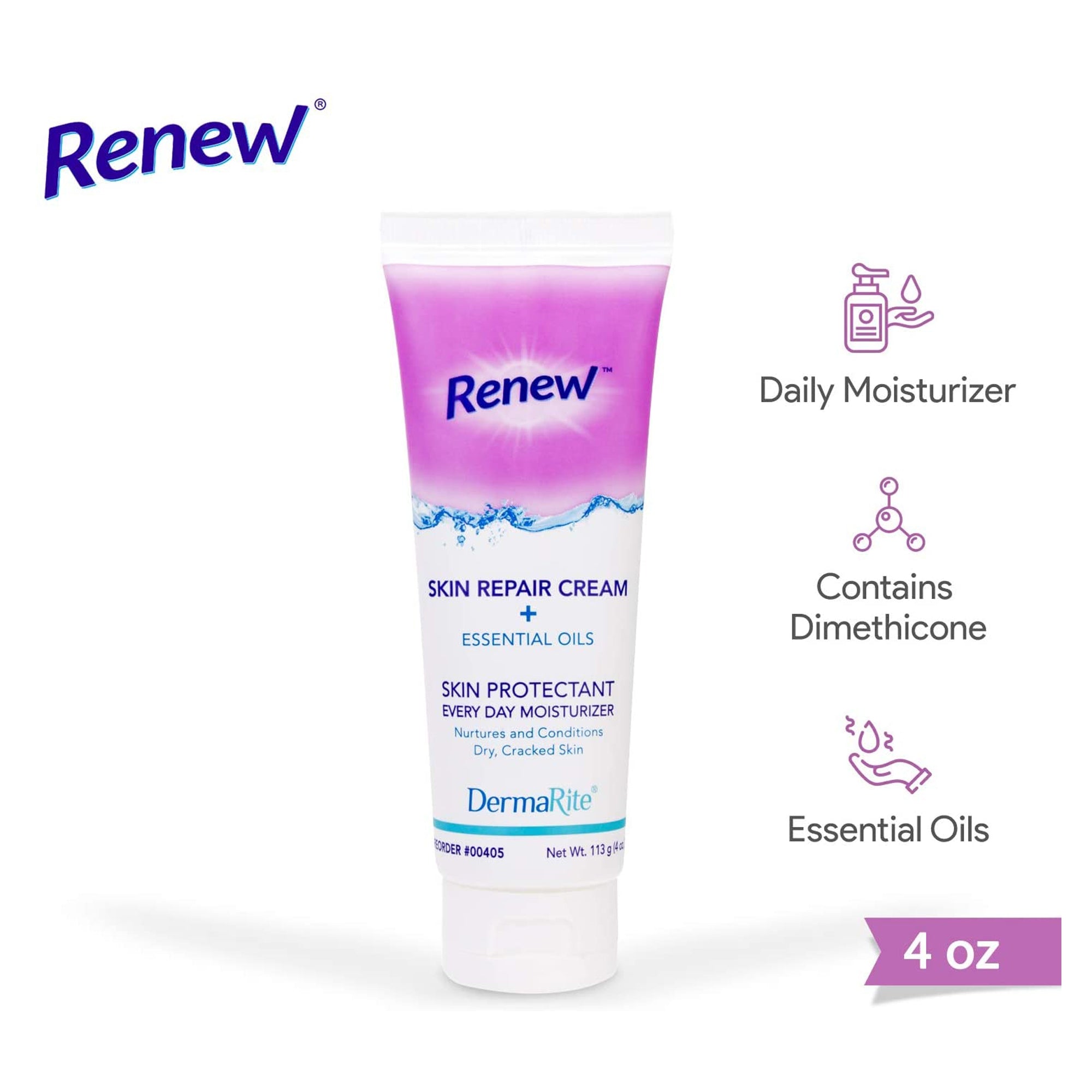 Renew™ Scented Skin Repair Cream, 4 oz. - Moisturizing Barrier (12-Pack)