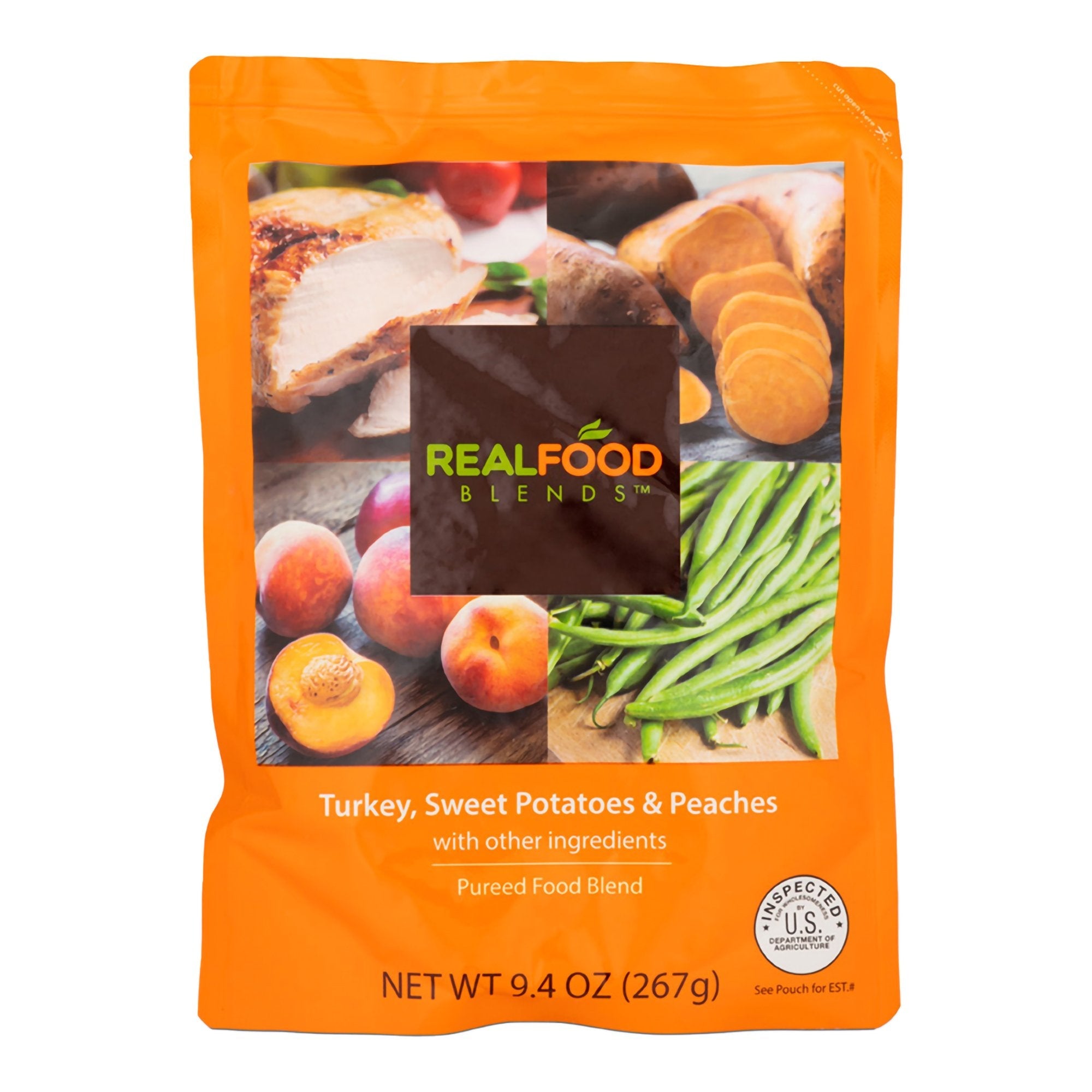 Real Food Blends™ Turkey & Sweet Potato Puree for Tube Feeding - 9.4oz Pouch