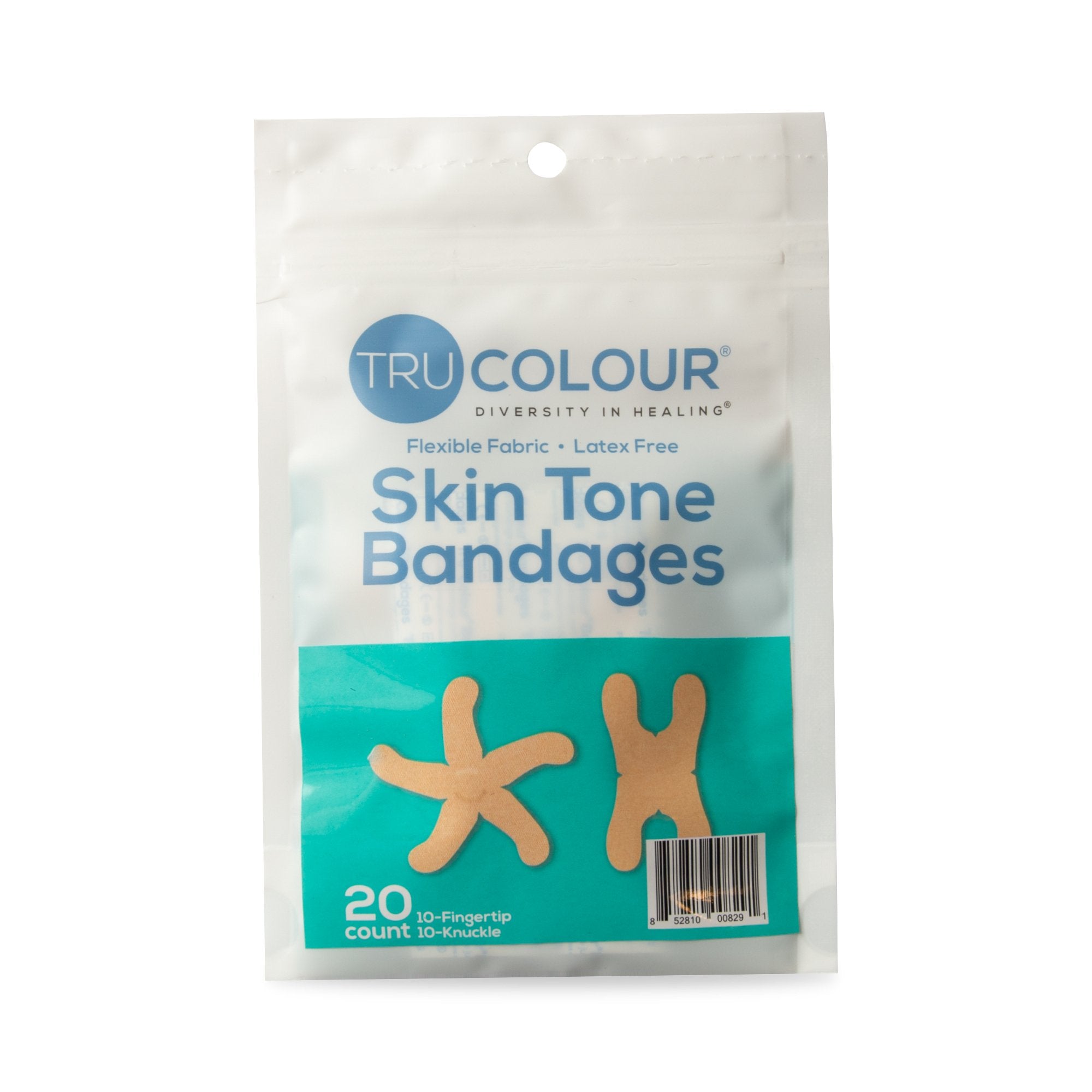 TruColour® Beige Adhesive Strip, Knuckle / Fingertip (1000 Units)