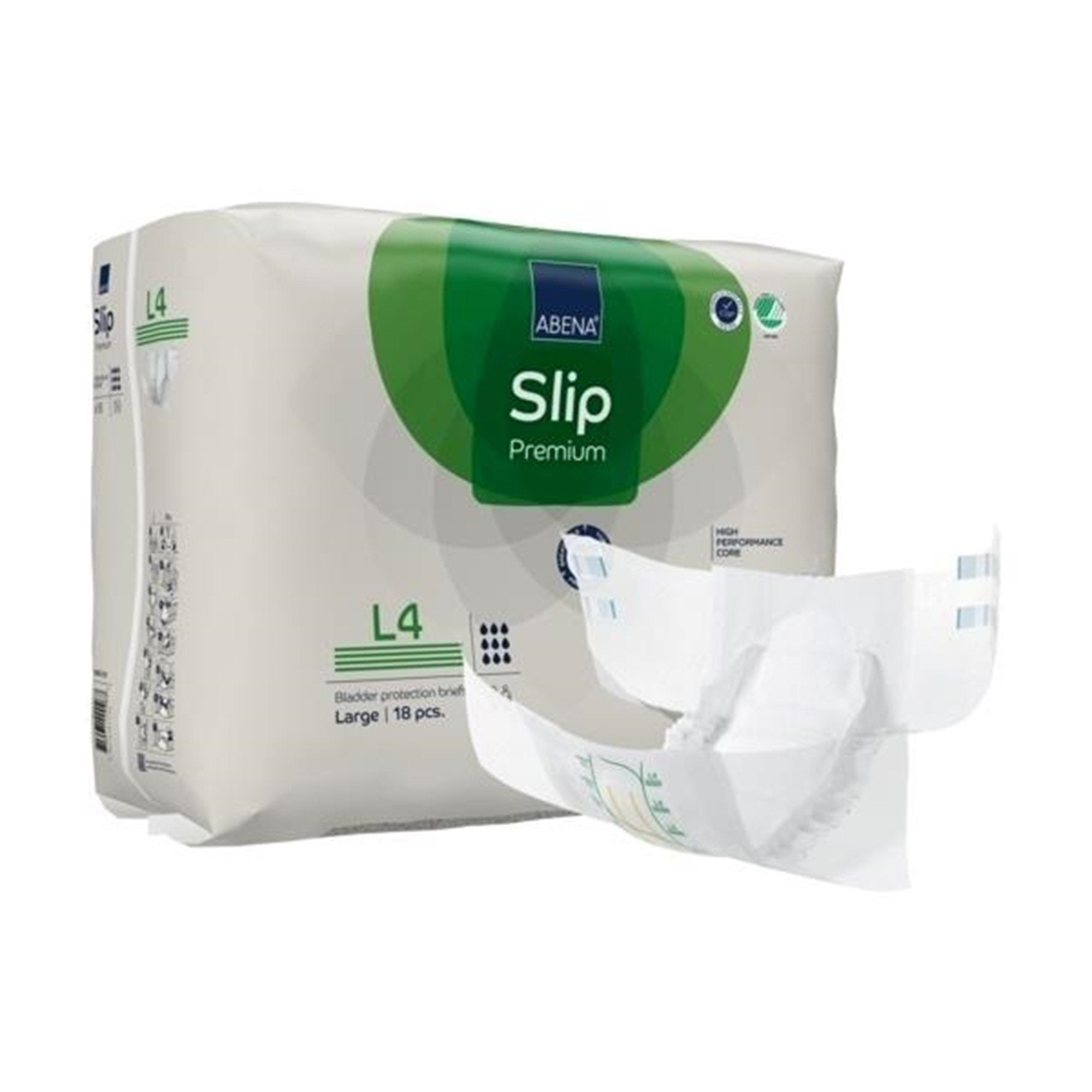 Abena® Slip Premium L4 Large - Optimal Leak Protection Incontinence Briefs