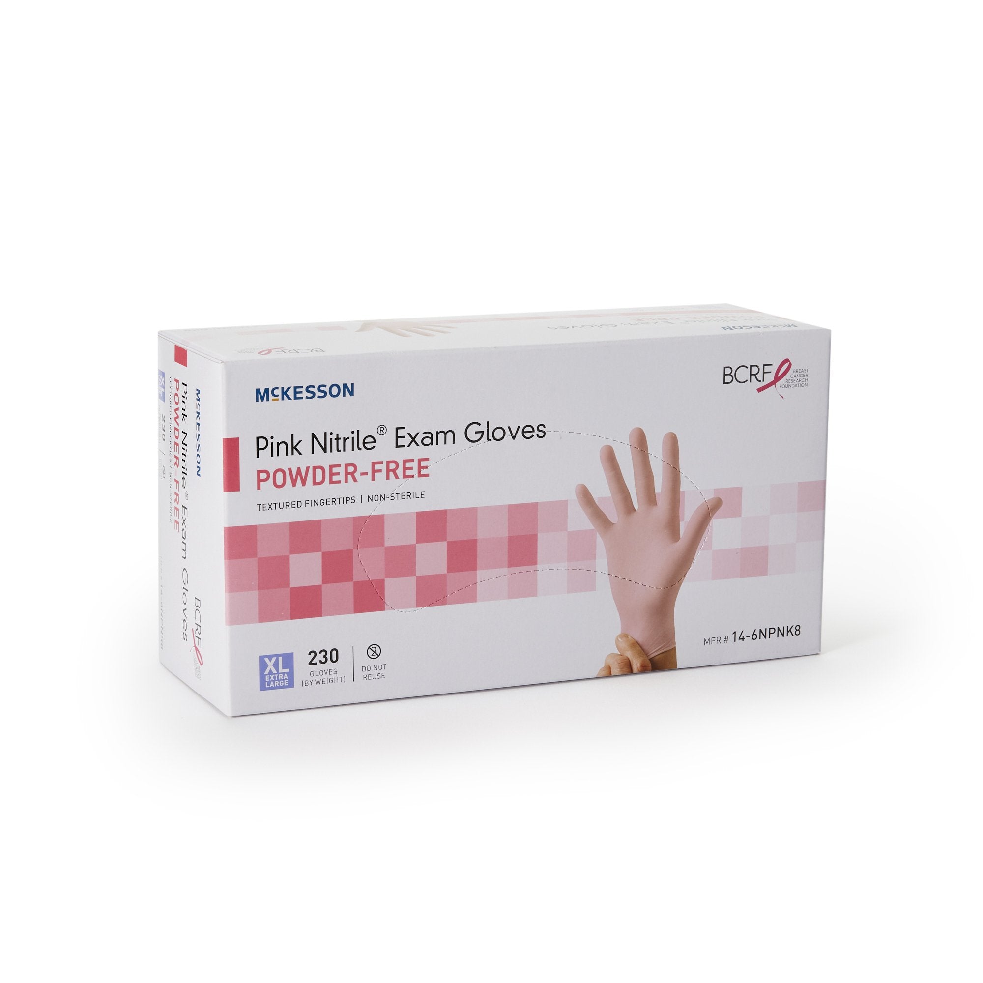 McKesson Pink Nitrile® Nitrile Exam Glove, Extra Large, Pink (230 Units)