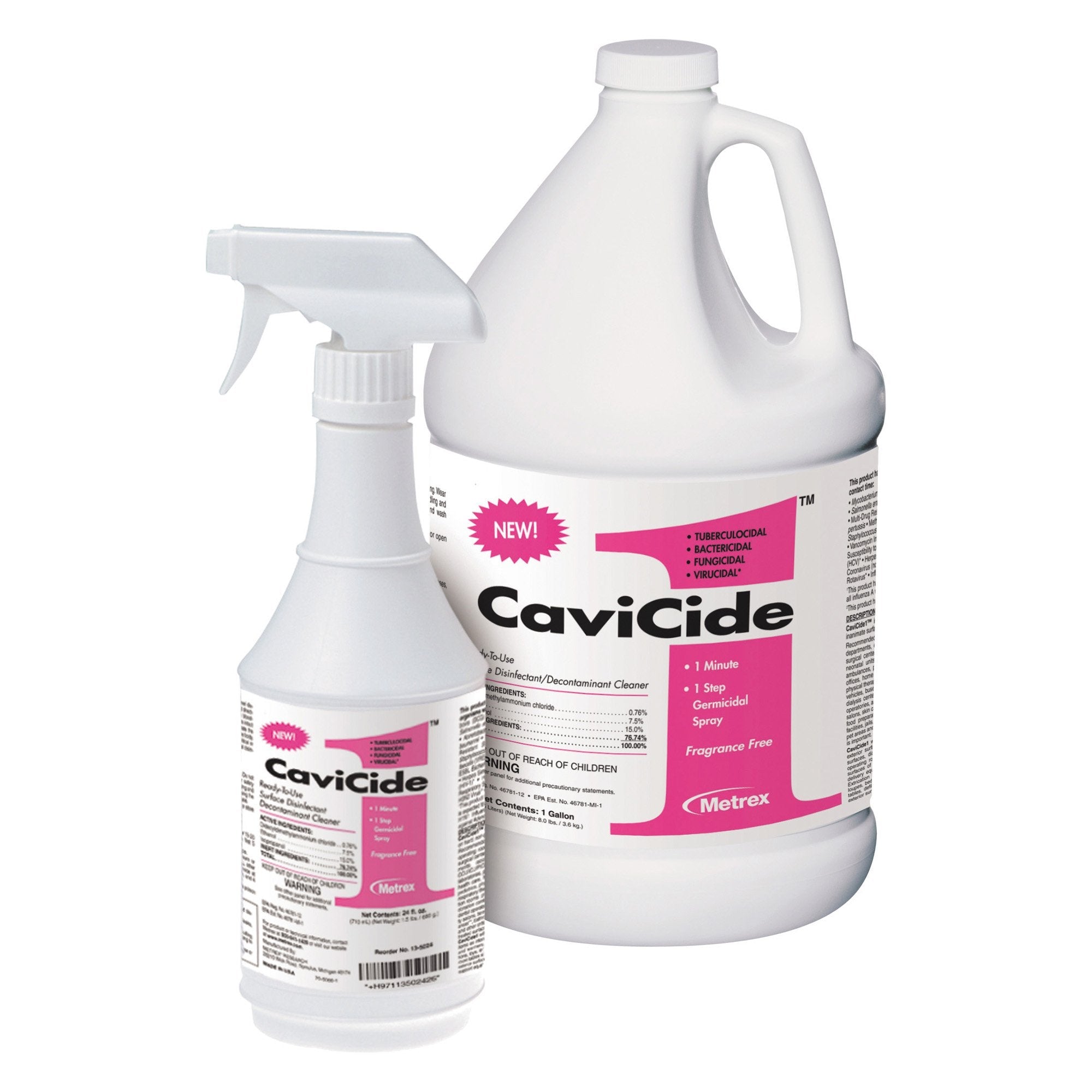 CaviCide1™ Surface Disinfectant Cleaner - 1 Gal, Alcohol-Based, NonSterile