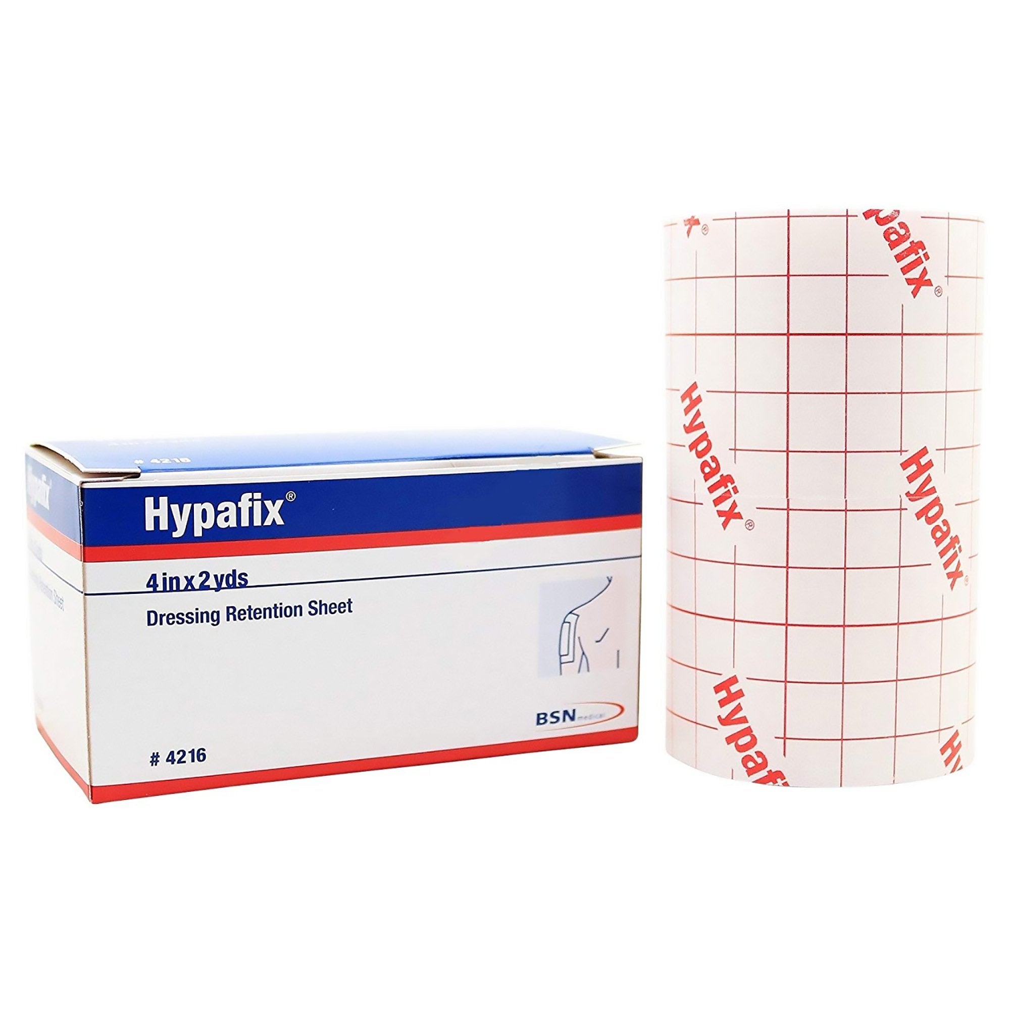 Hypafix® Nonwoven Dressing Retention Tape, 4 Inch x 2 Yard, White (12 Units)