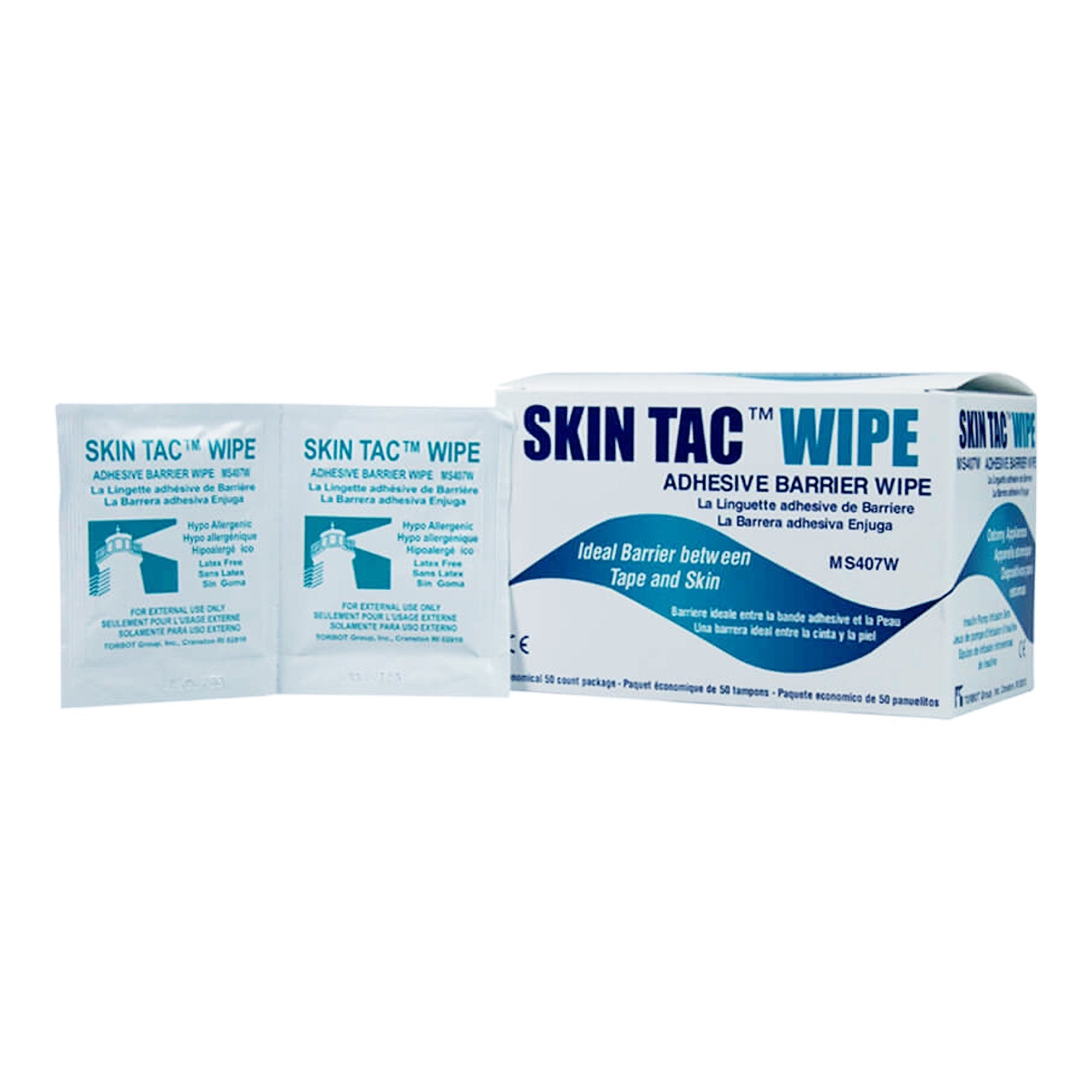 Skin Tac™ Skin Barrier Wipe (50 Units)