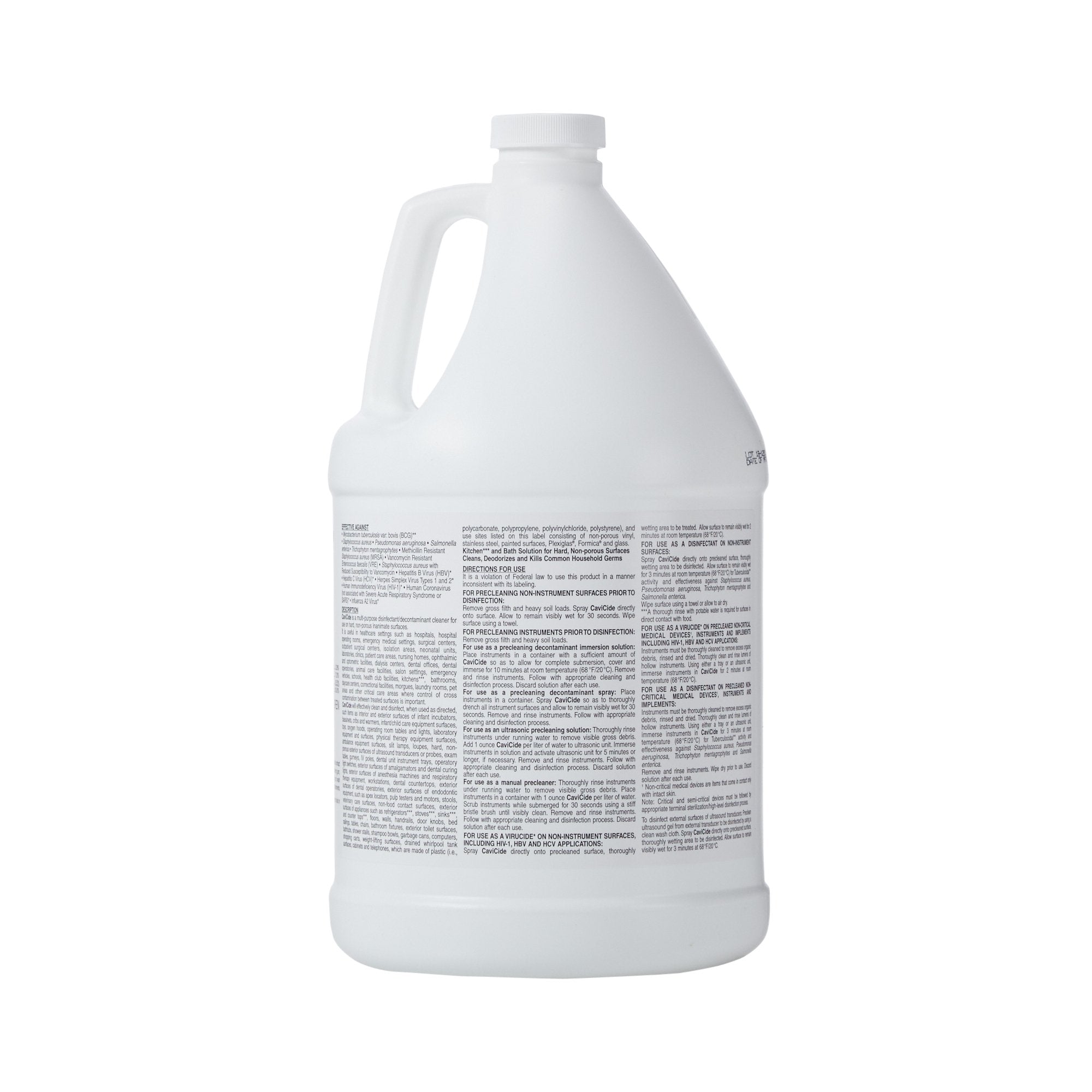 CaviCide Surface Disinfectant - Alcohol-Based Cleaner, 1 Gal Jug (4-Pack)