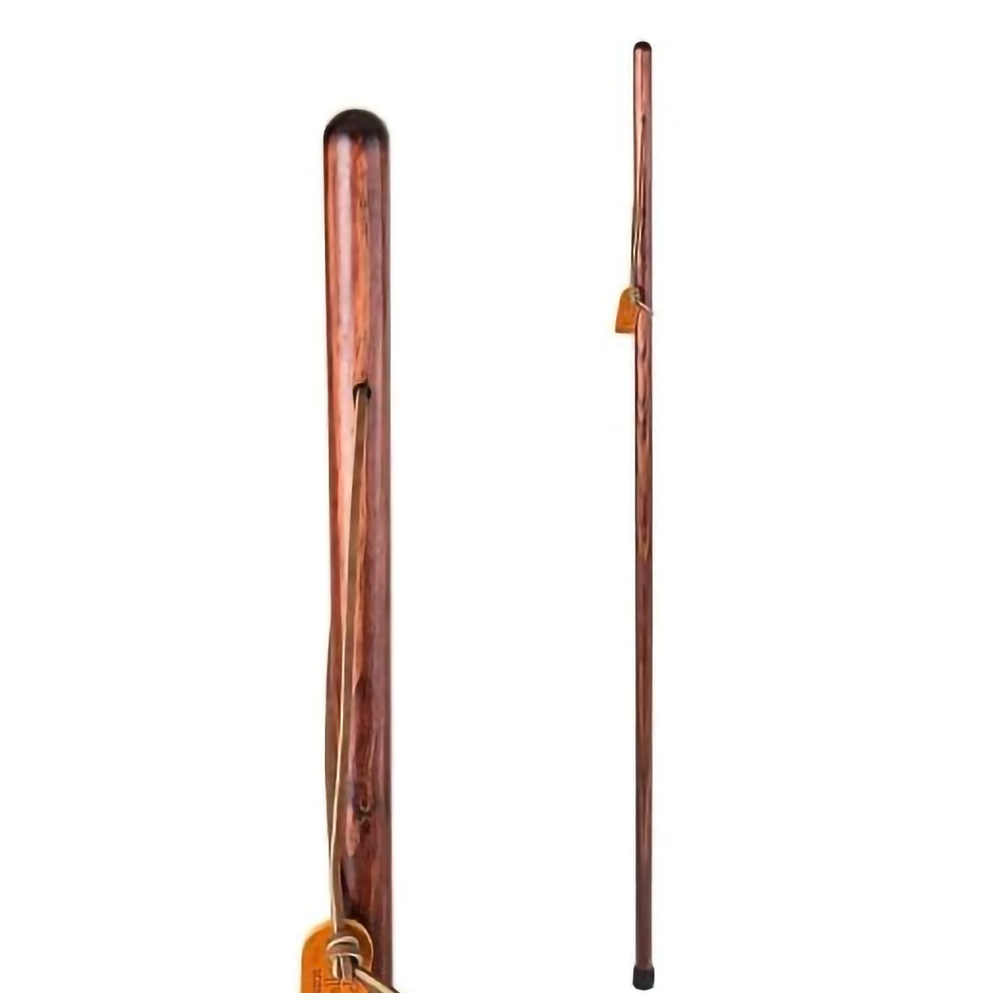 Brazos™ Traditional Straight Pine Handcrafted Walking Stick, 55-Inch, Red (1 Unit)