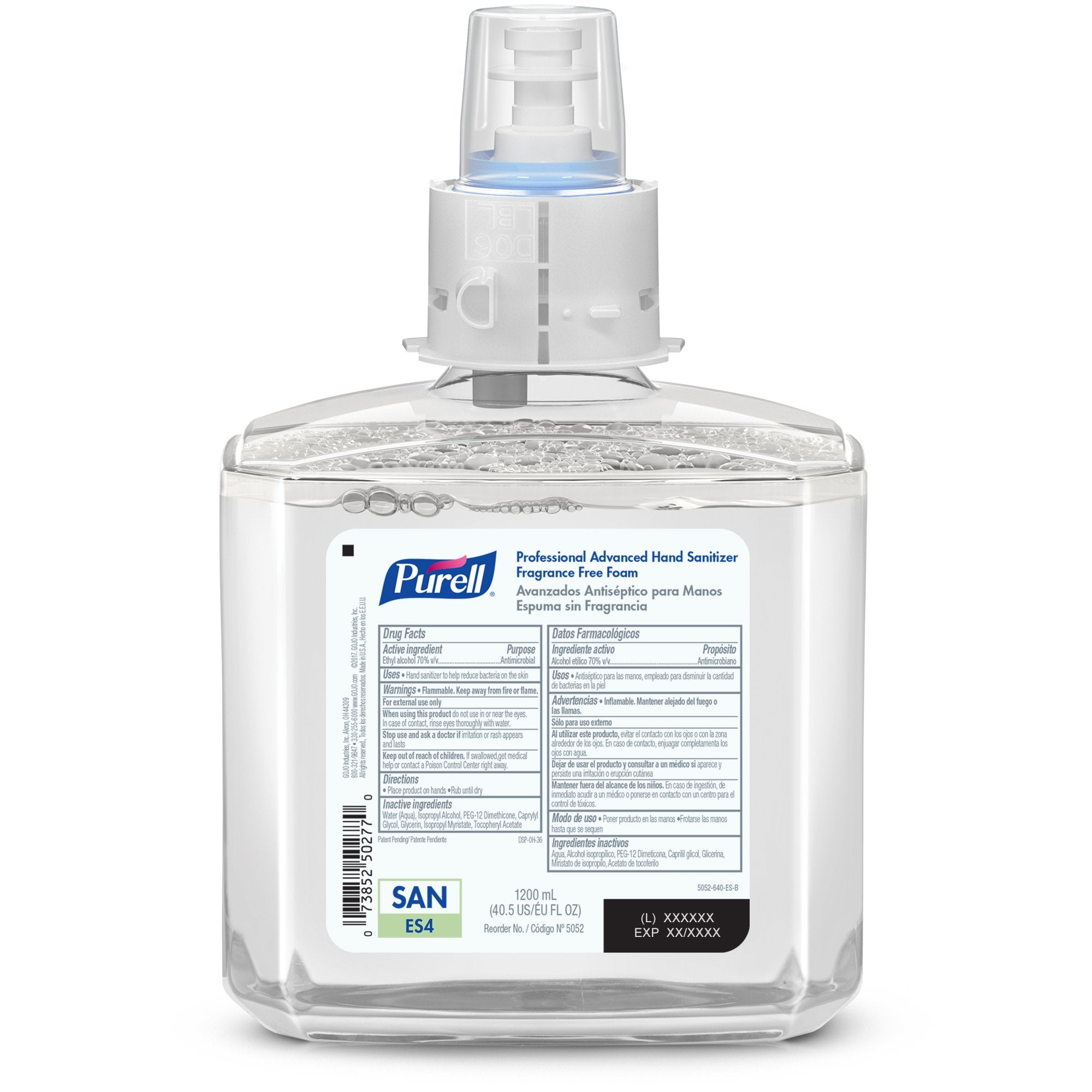 Purell® Healthcare Advanced Foaming Hand Sanitizer, 1200 mL Refill Bottle (2 Units)