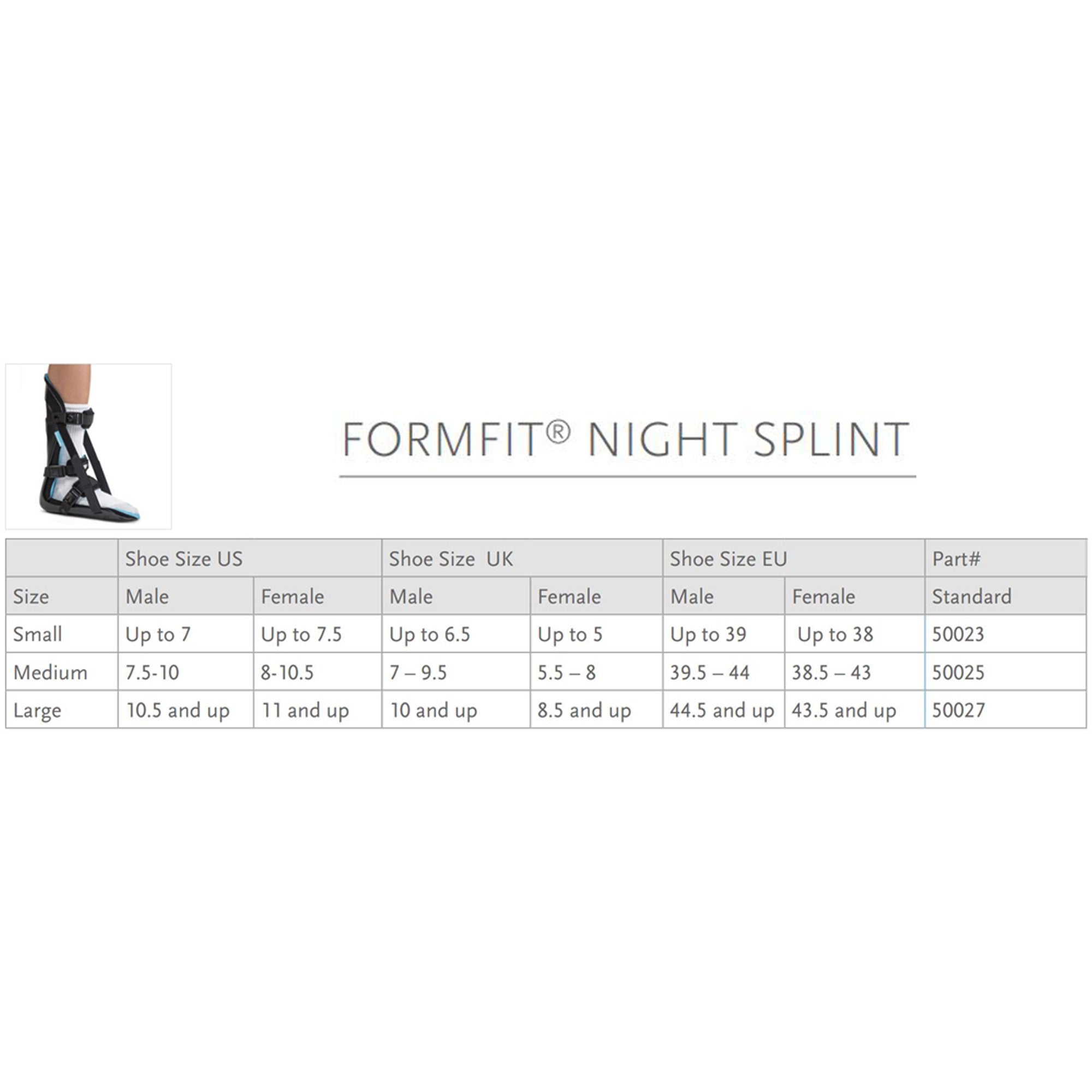 Ossur® FormFit® Night Splint, Large (1 Unit)