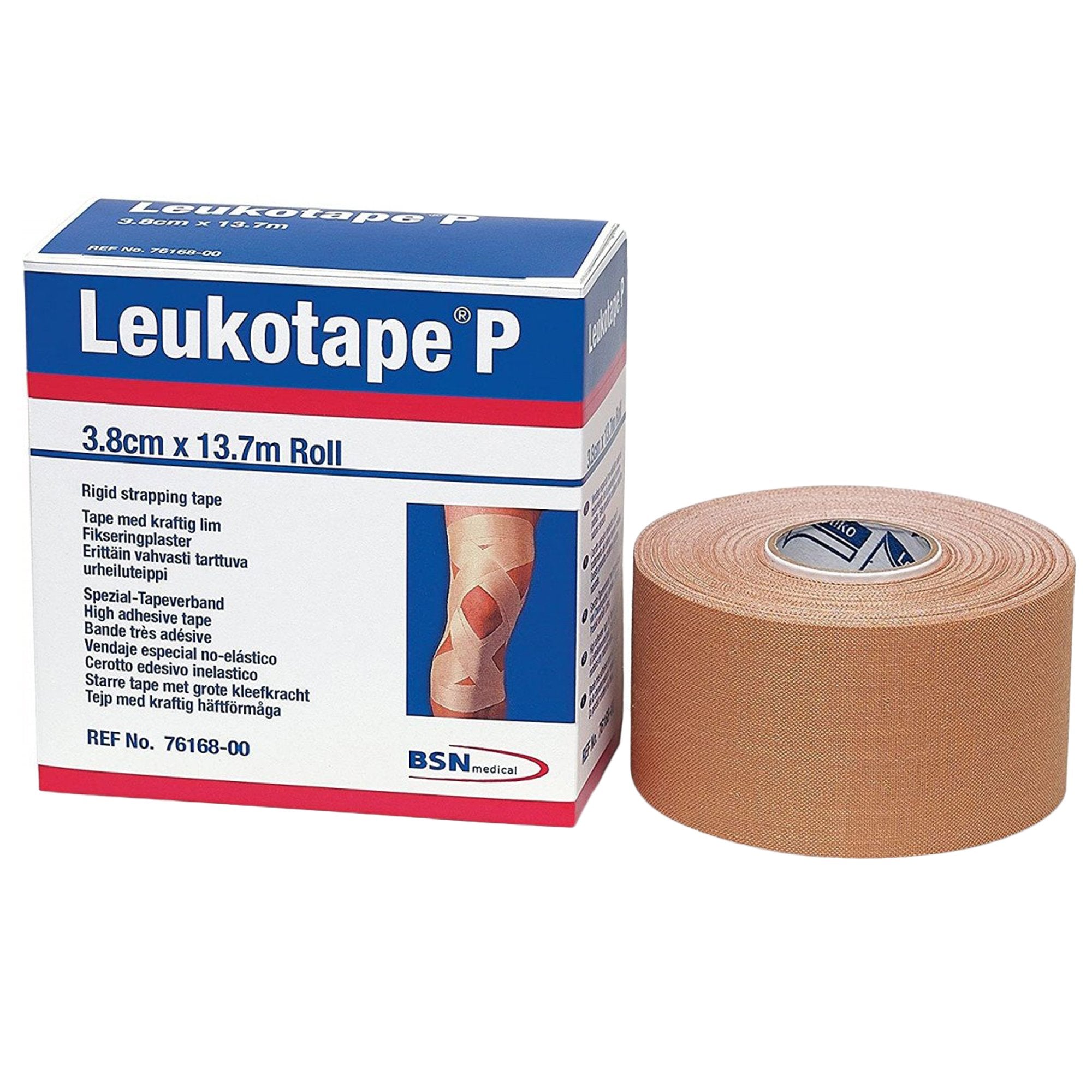 Leukotape® P Rayon / Zinc Oxide Orthopedic Corrective Tape, 1-1/2 Inch x 15 Yard, Beige (1 Unit)