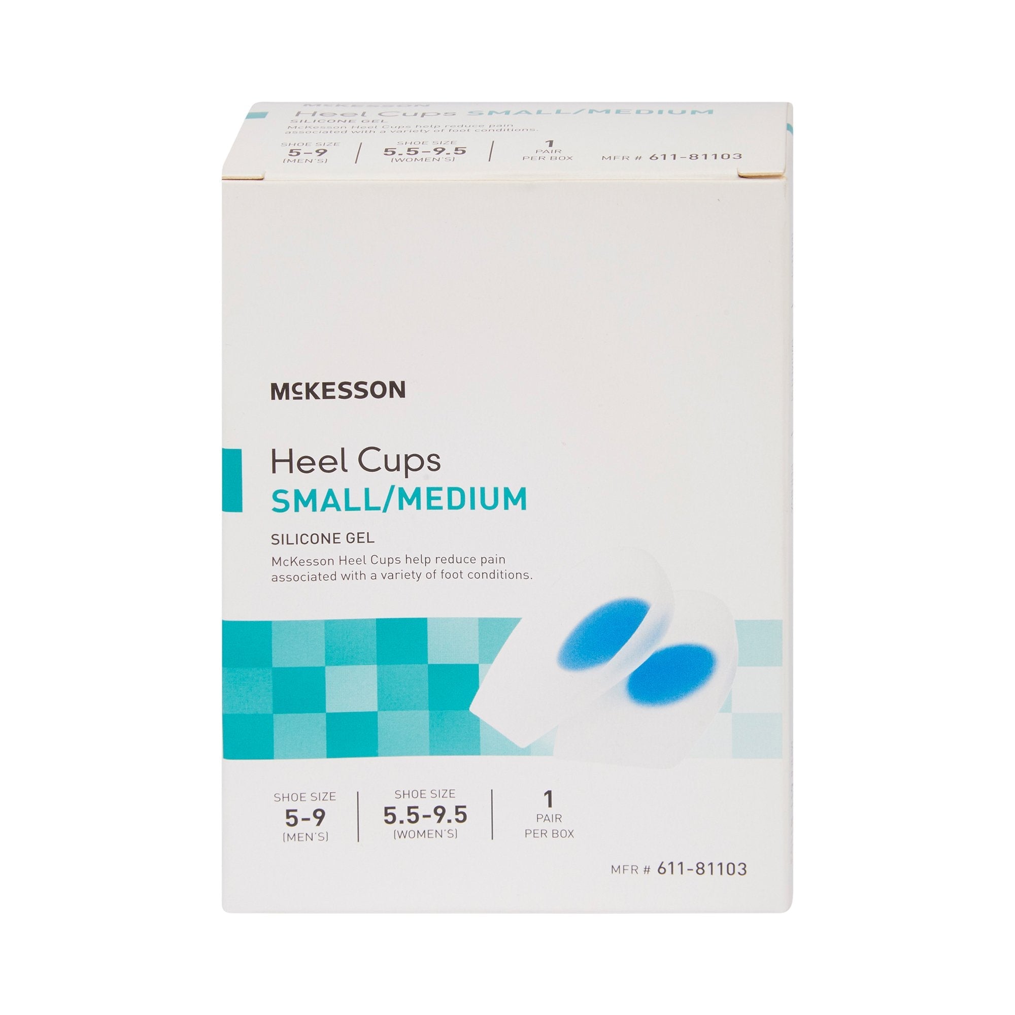 McKesson U-Shaped Heel Cup, Small / Medium (1 Unit)