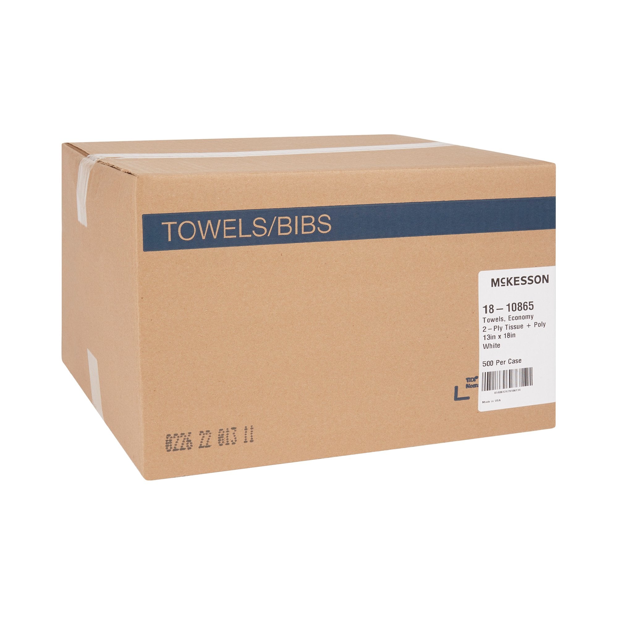 McKesson Nonsterile White Procedure Towel, 13 x 18 Inch (500 Units)