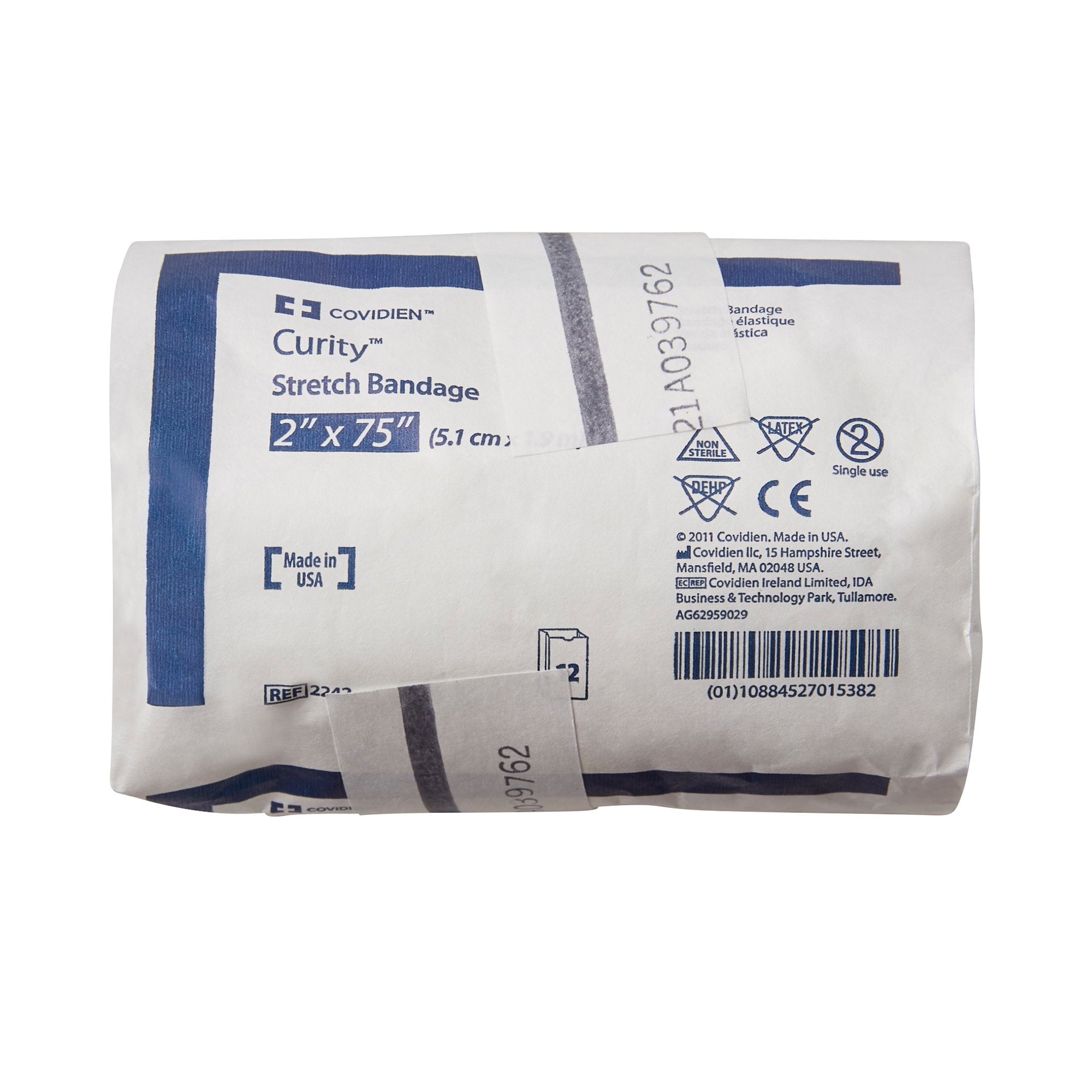 Curity™ Nonsterile Conforming Bandage, 2 x 75 Inch (12 Units)