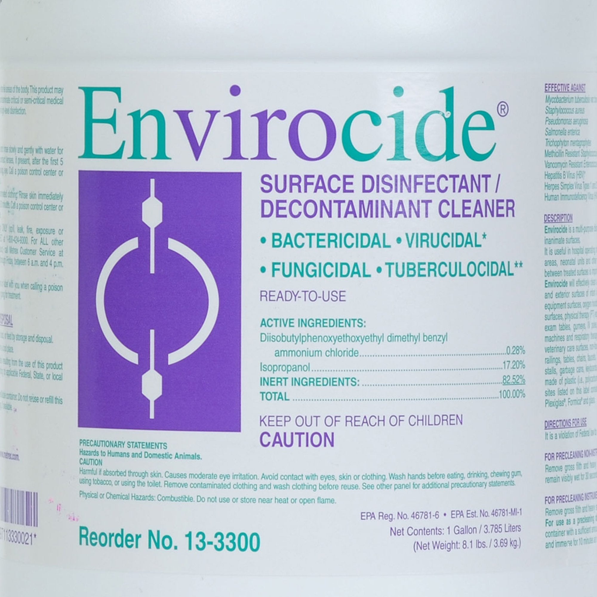 Envirocide® Surface Disinfectant Cleaner (4 Units)