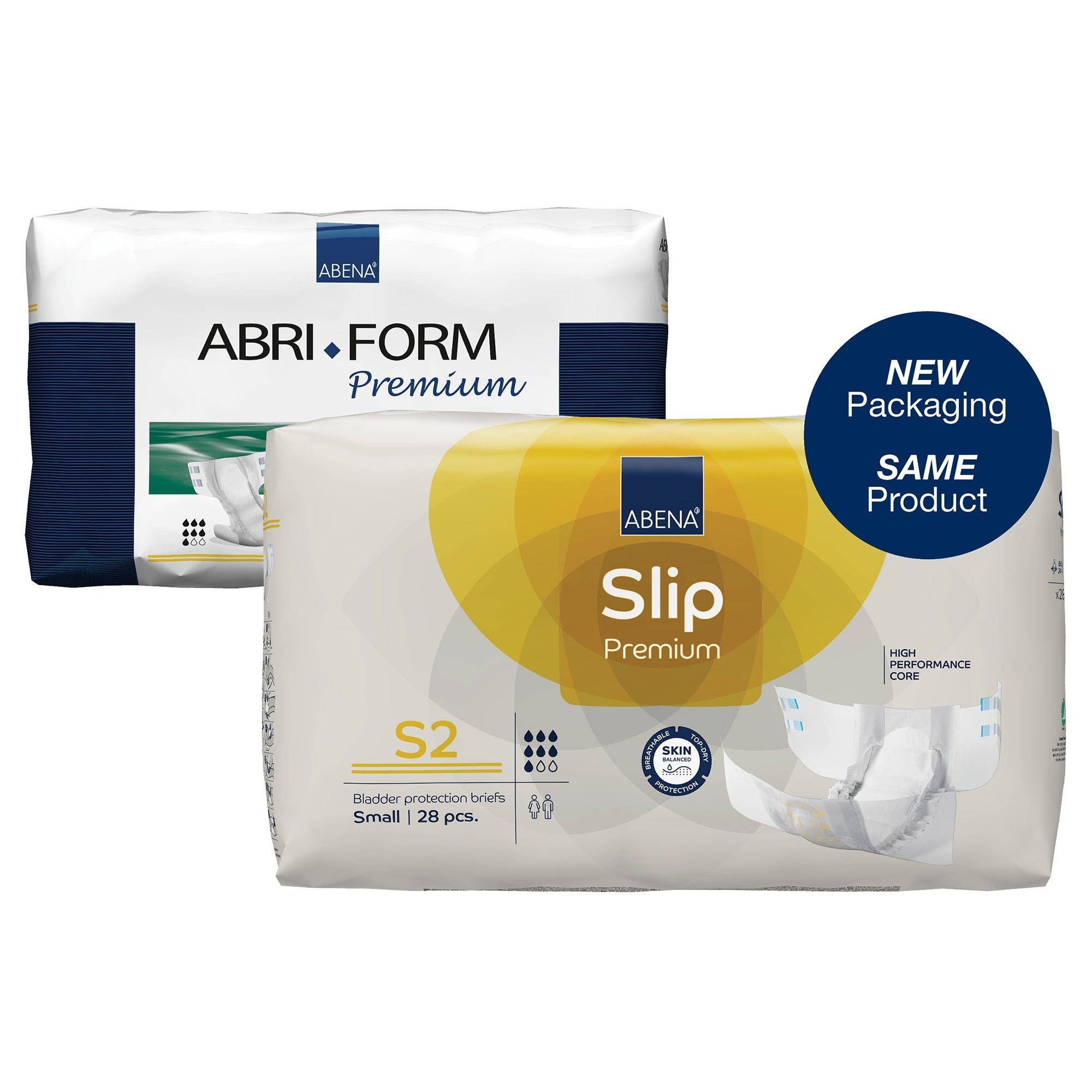 Abena® Slip Premium S2 Small Incontinence Briefs, 28-Pack