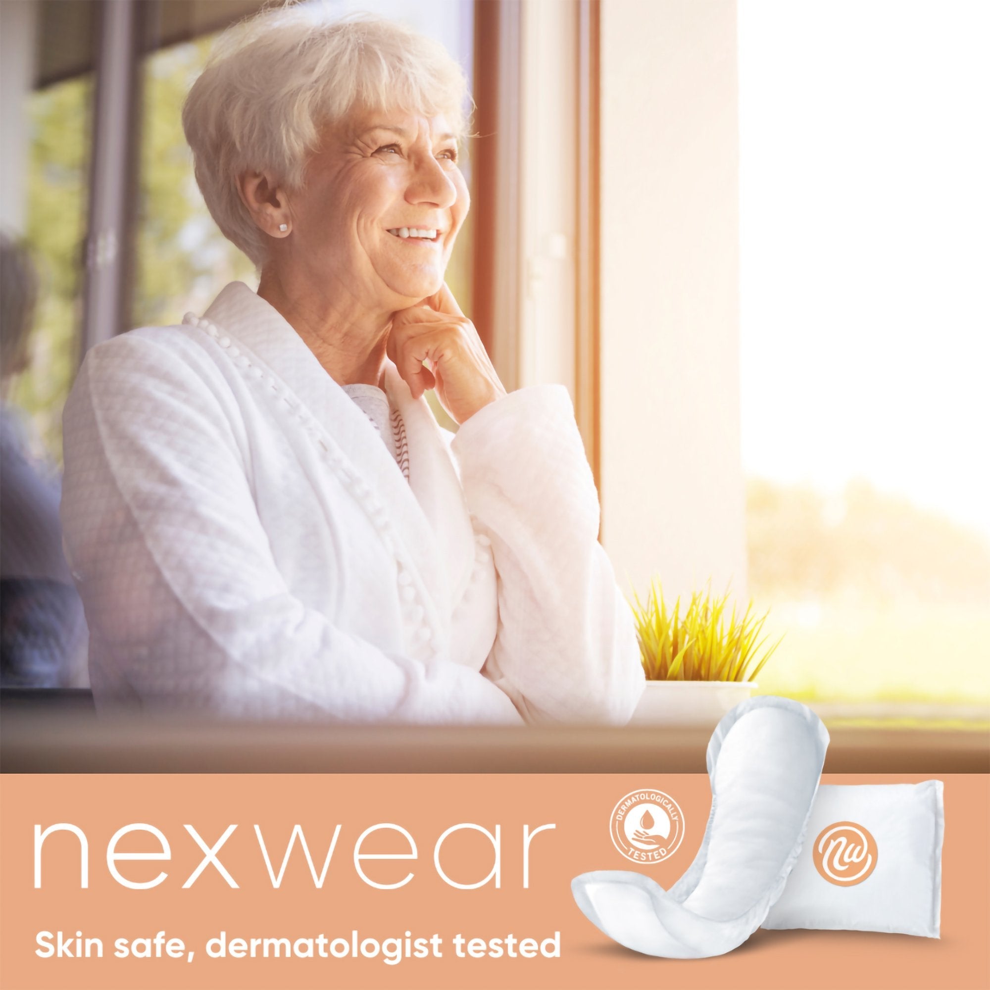 Nexwear Moderate Regular Bladder Control Pads (90 Units)