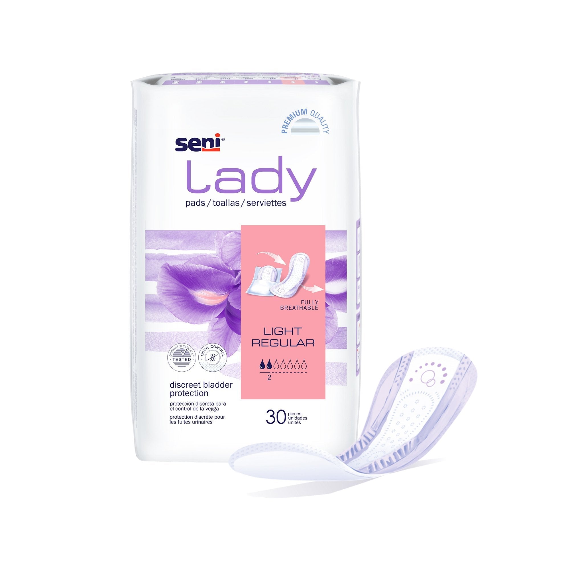 Seni® Lady Light Pads, Regular (30 Units)