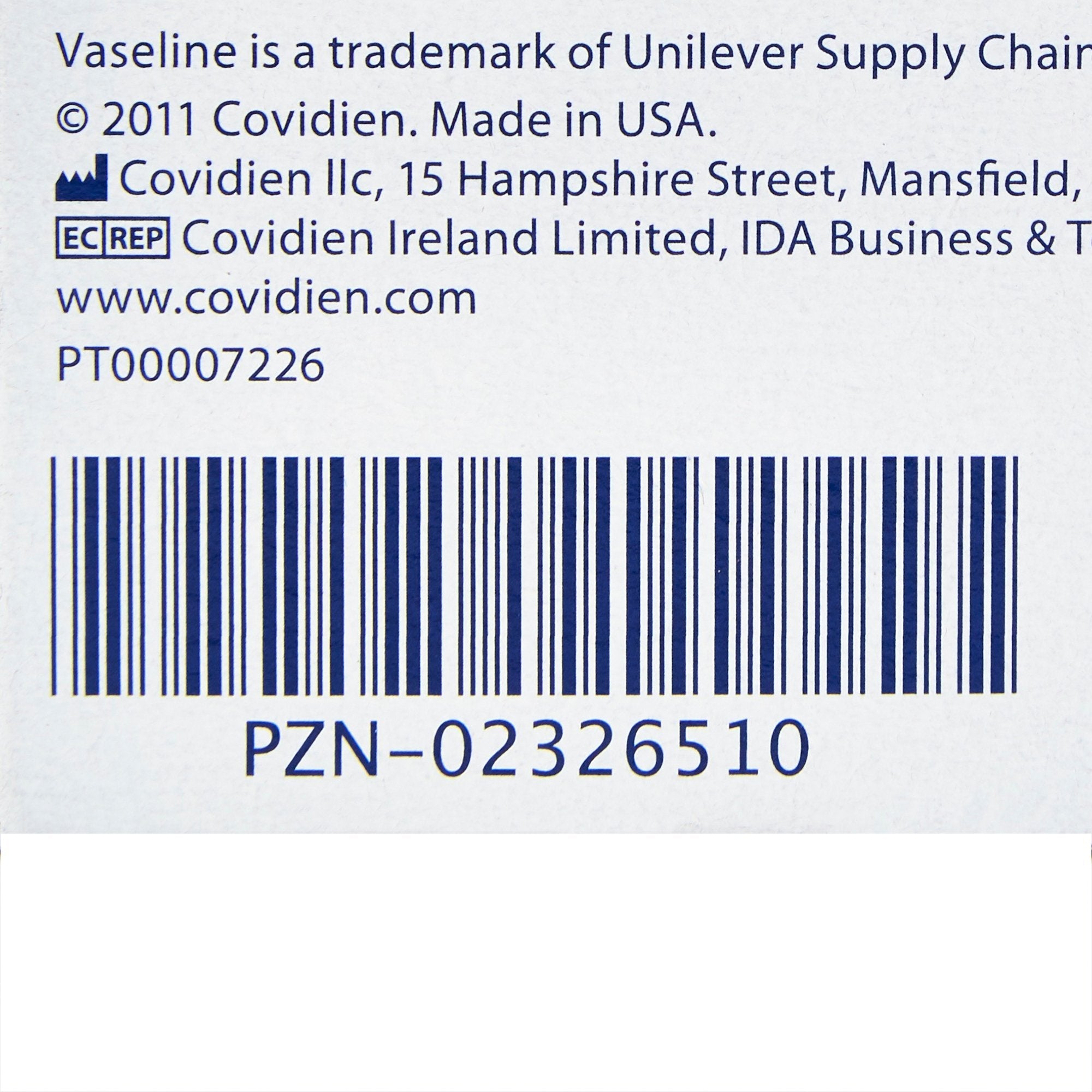 Vaseline® Petrolatum Impregnated Dressing, 1 x 8 Inch (50 Units)