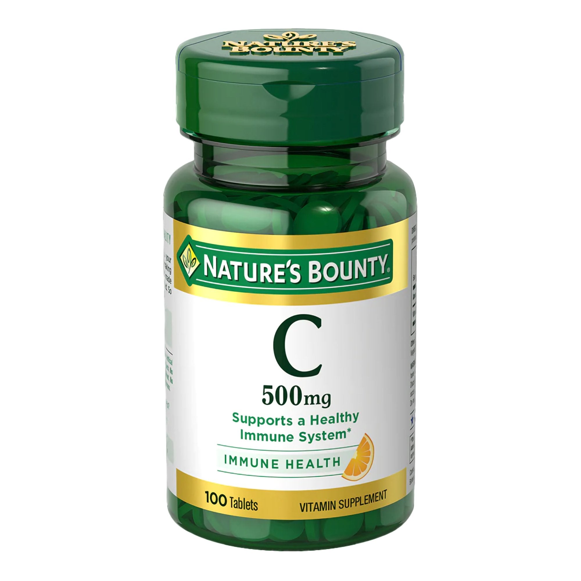 Vitamin C Supplement Nature's Bounty® 500 mg Strength Tablet 100 per Bottle (1 Unit)