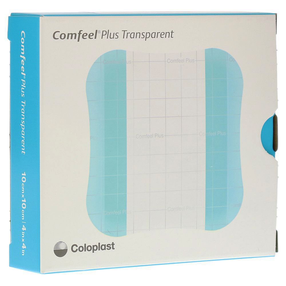 Comfeel® Plus Transparent Hydrocolloid Dressing, 4 x 4 Inch (10 Units)