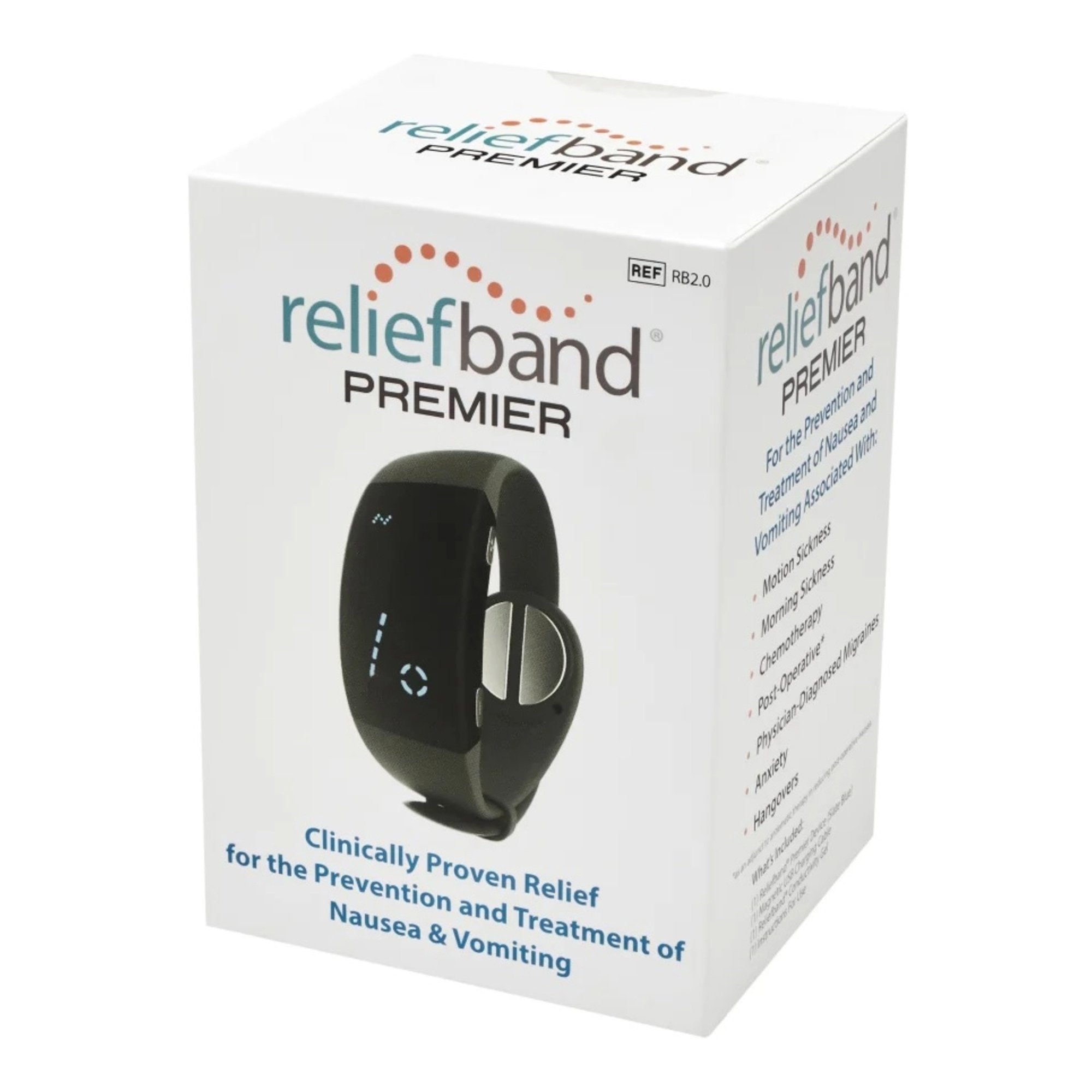 Reliefband® Premier Nausea Relief Wrist Band, Charcoal (1 Unit)