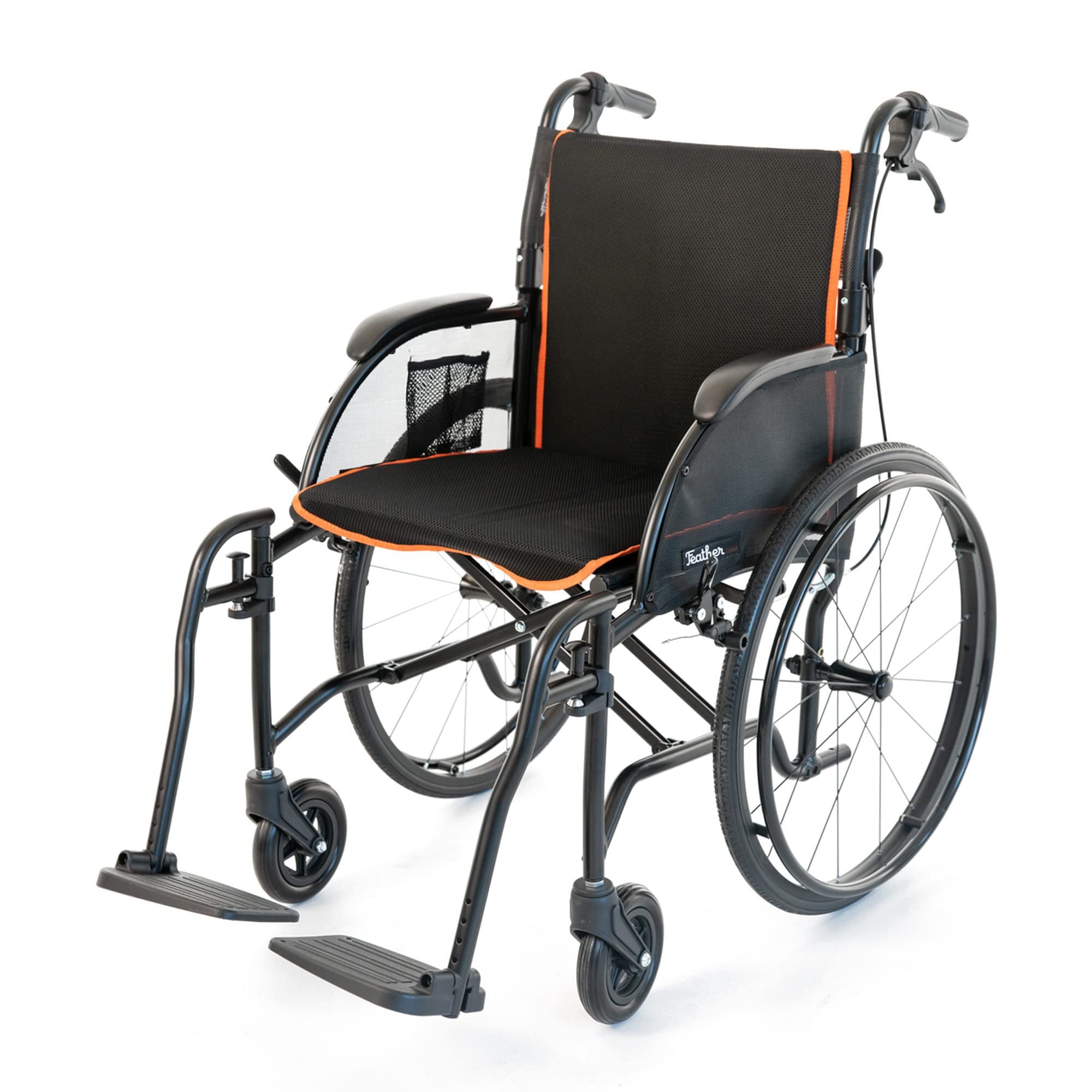 Feather Lightweight Wheelchair, 18-Inch Seat (1 Unit)