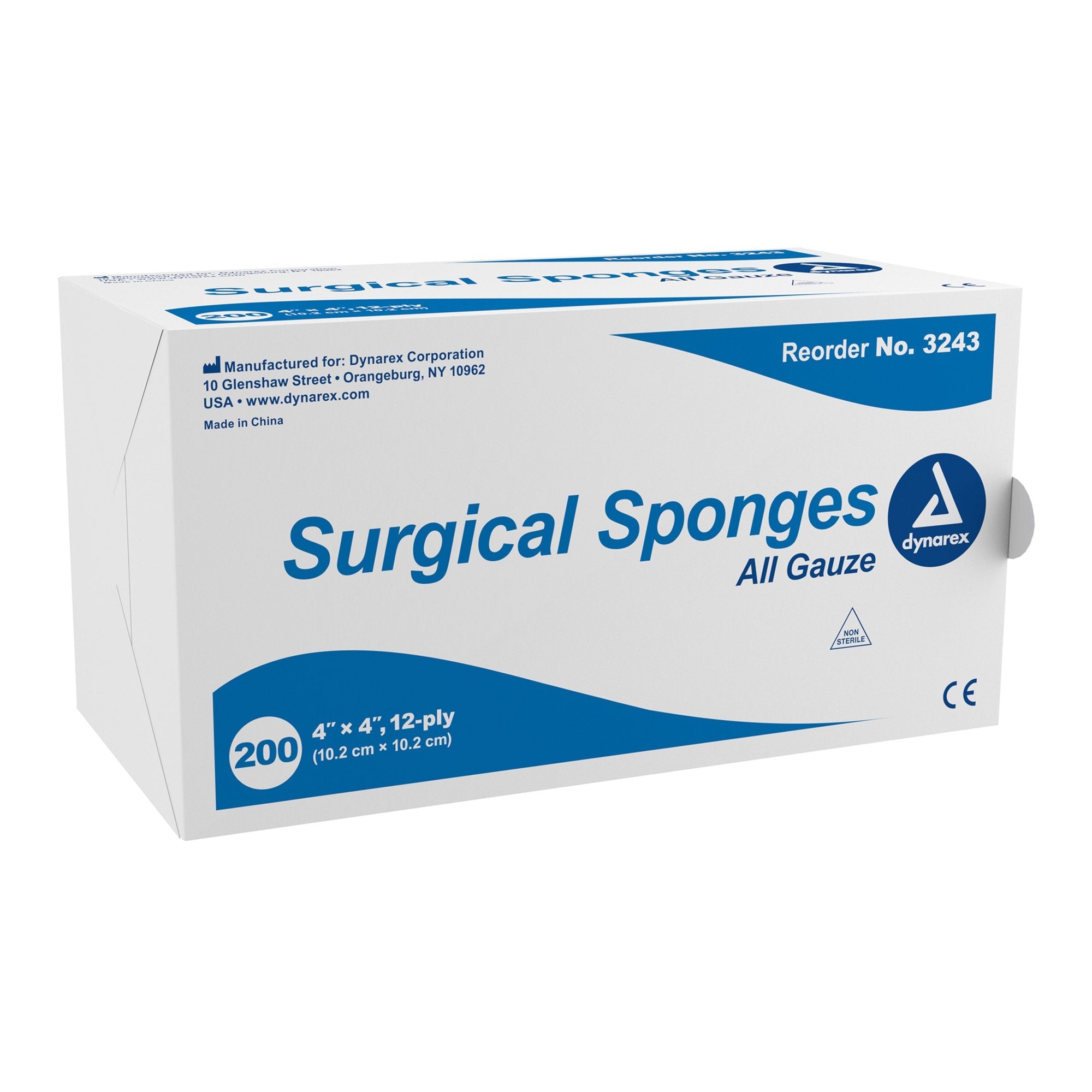 Dynarex® Gauze Sponge, 4 x 4 Inch (10 Units)