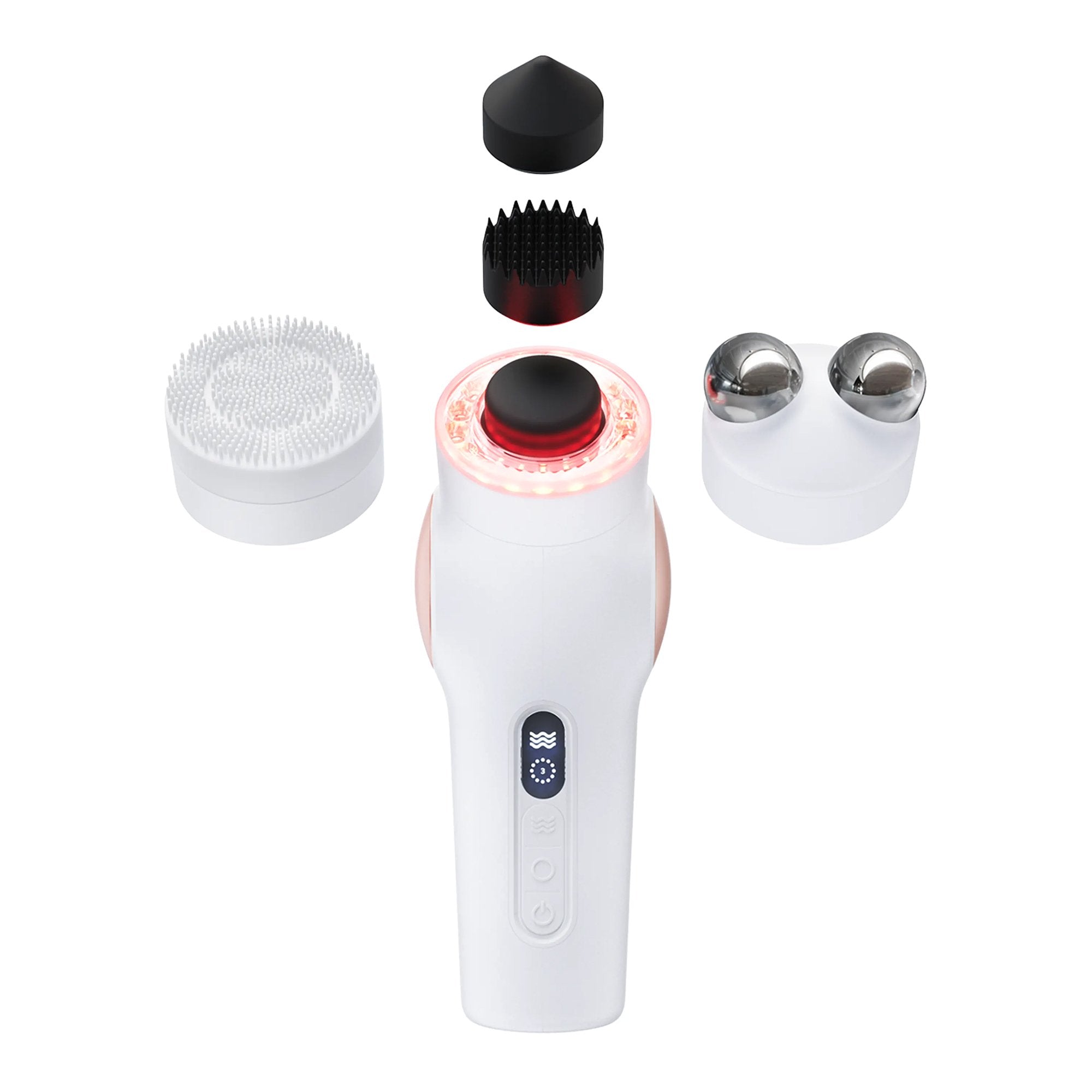 TheraFace Pro Hand-Held Face Massager & Cleanser, White (1 Unit)