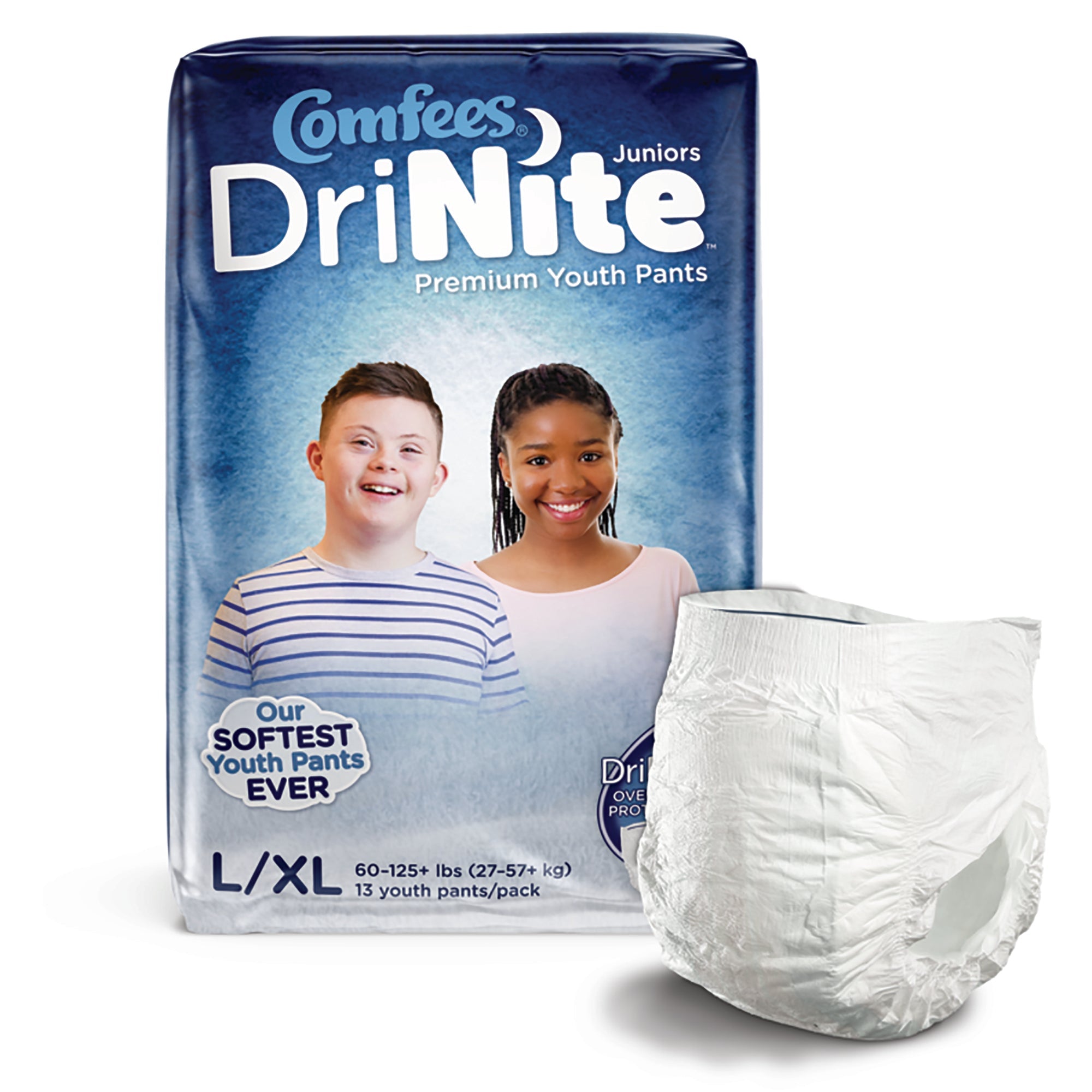 Comfees® DriNite® Juniors Absorbent Underwear, Large / Extra Large (13 Units)