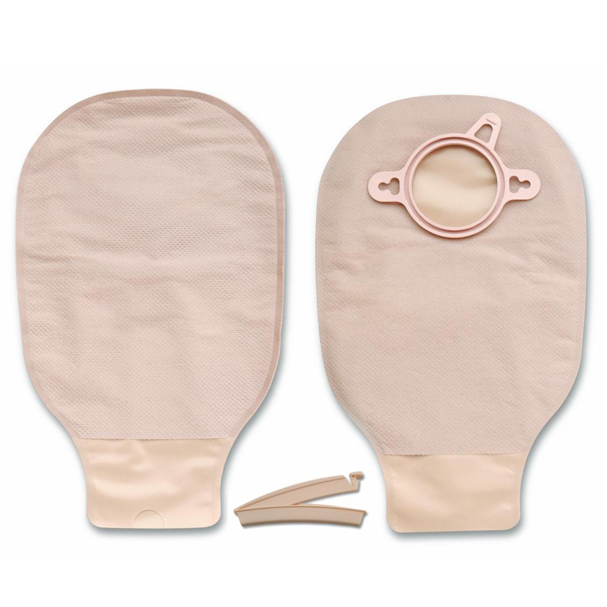 New Image™ Drainable Beige Colostomy Pouch, 9 Inch Length, Mini , 2¼ Inch Flange (10 Units)