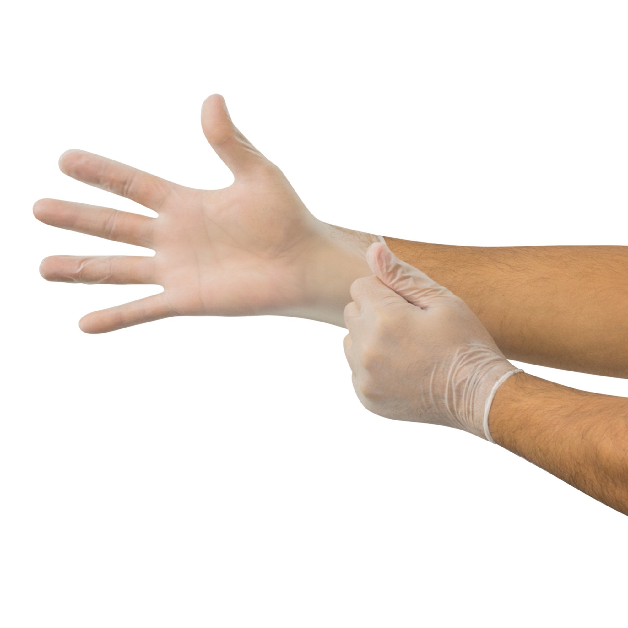 Derma Free™ Vinyl Exam Glove, Medium, Clear (100 Units)