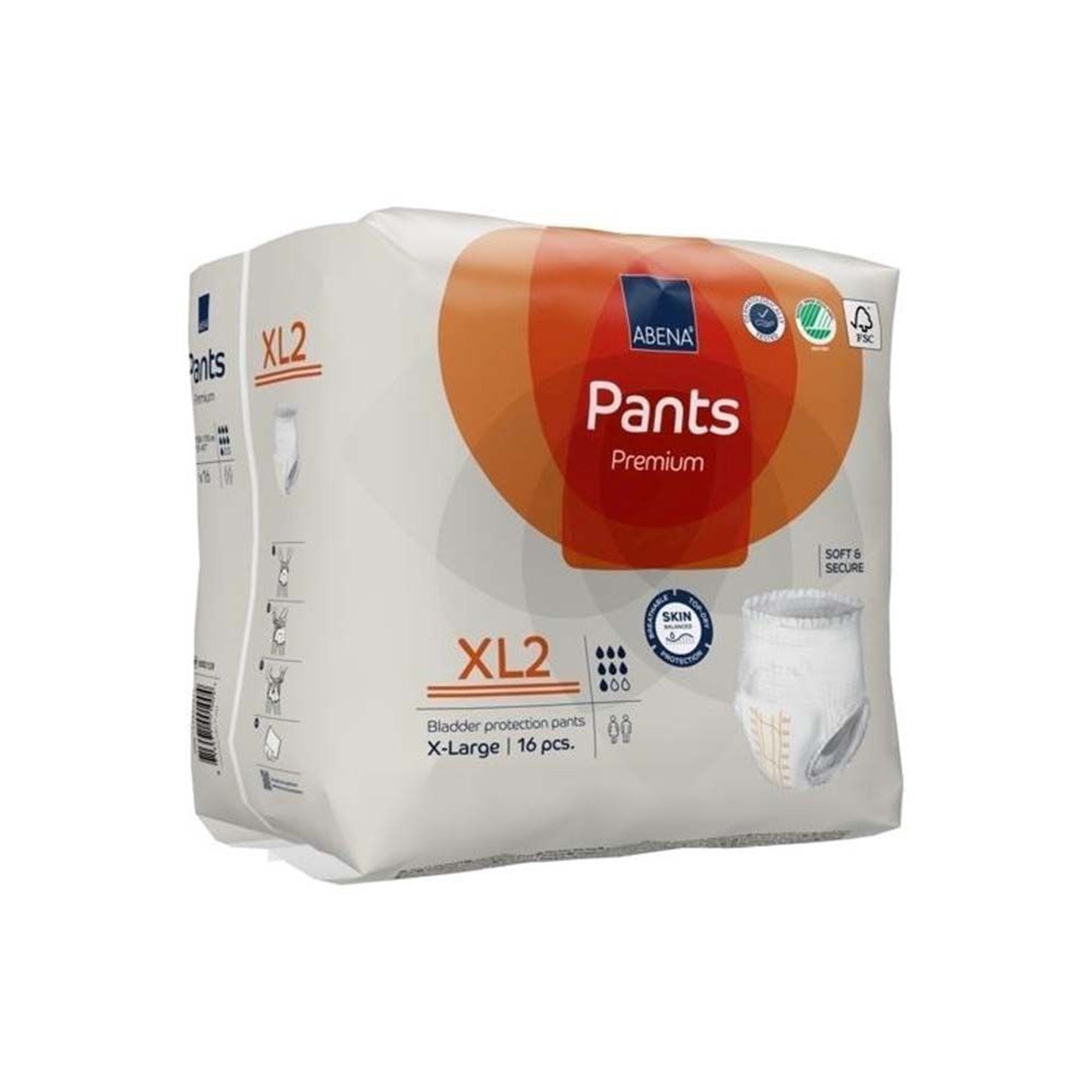 Abena® Premium Pants XL2 Incontinence Brief, X-Large (16 Units)