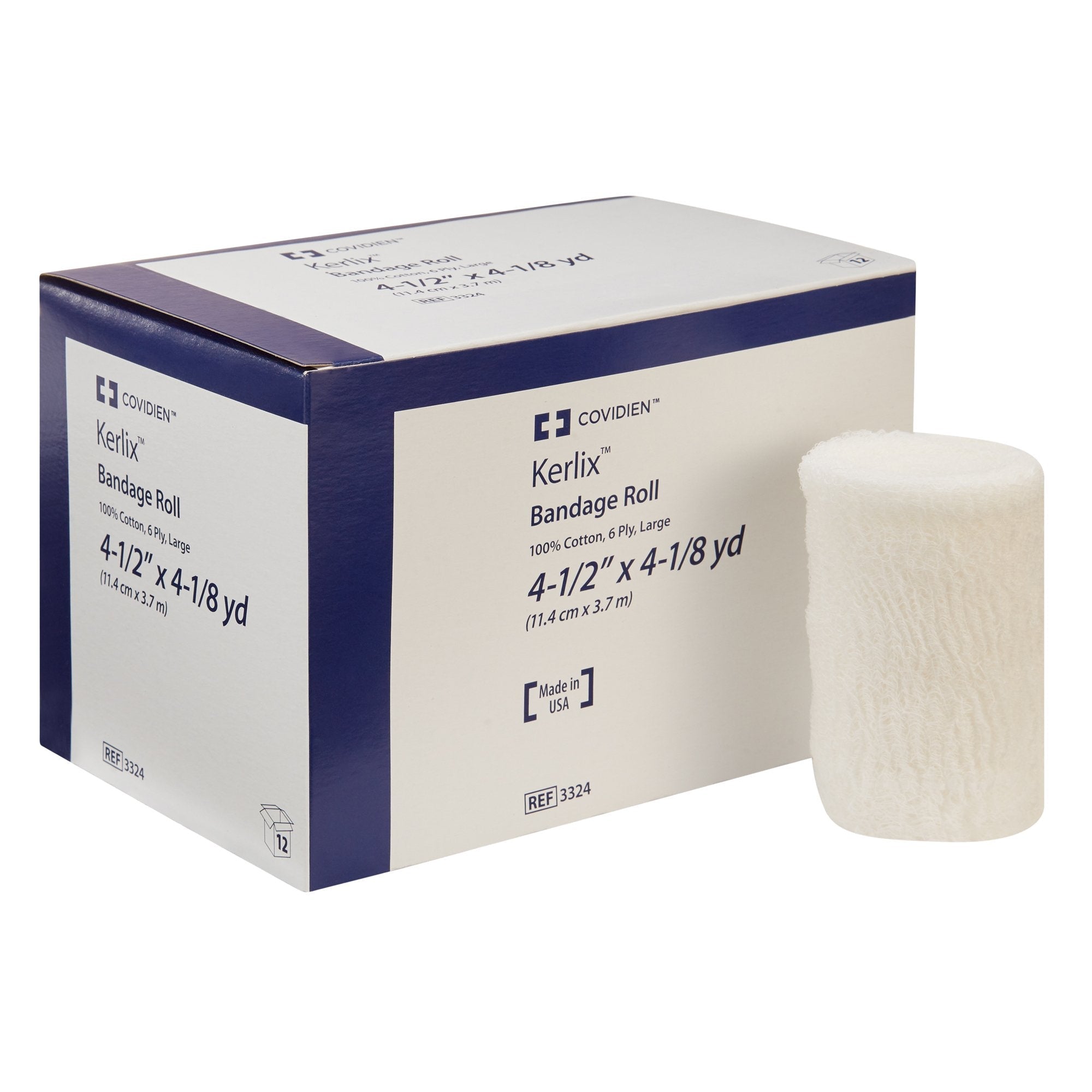 Kerlix™ NonSterile Fluff Bandage Roll, 4-1/2 Inch x 4-1/10 Yard (12 Units)