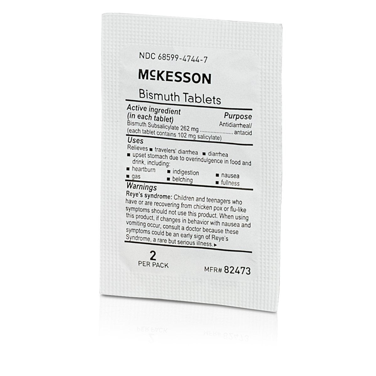 McKesson Bismuth Subsalicylate Anti-Diarrheal (100 Units)