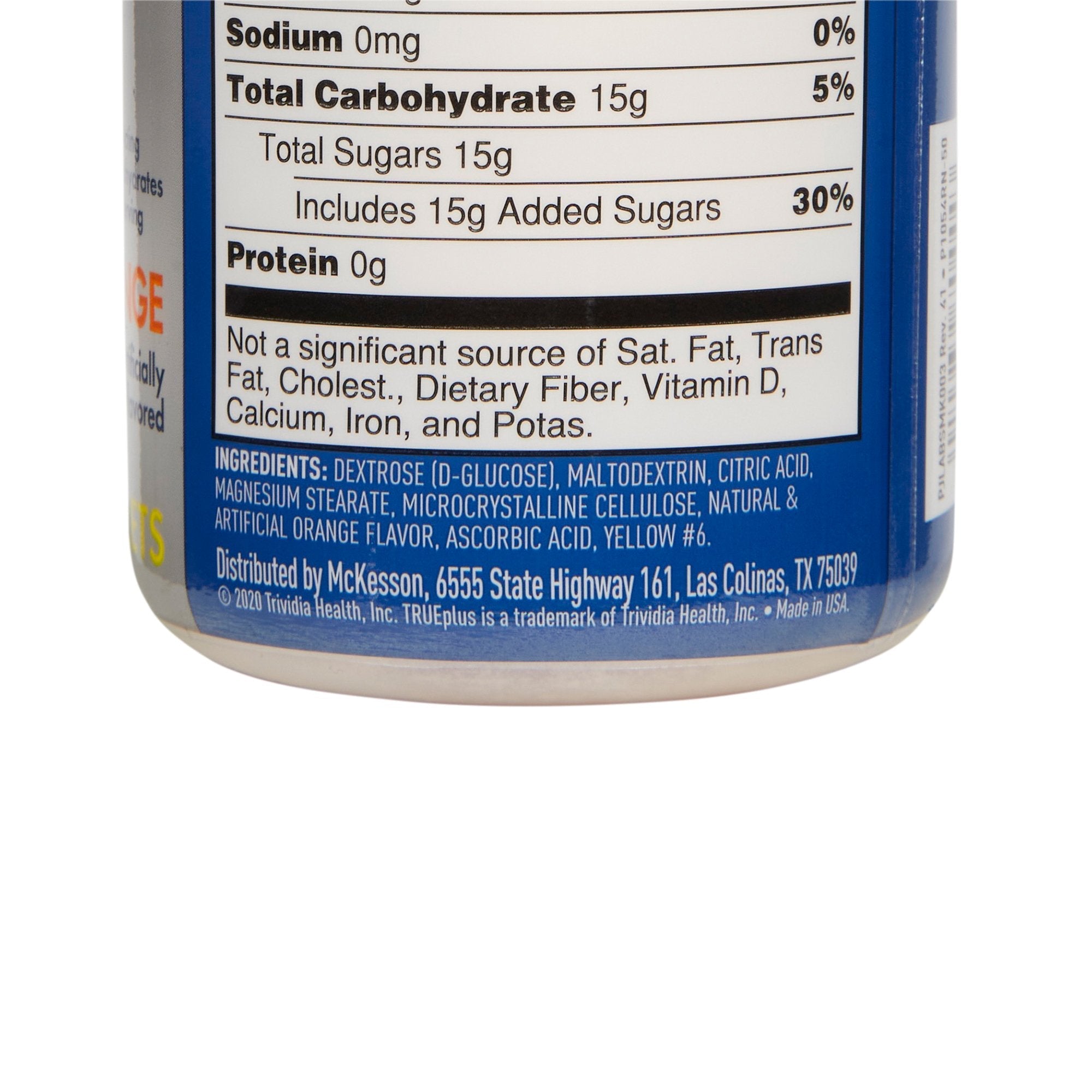 sunmark® TRUEplus™ Orange Glucose Supplement (1 Unit)