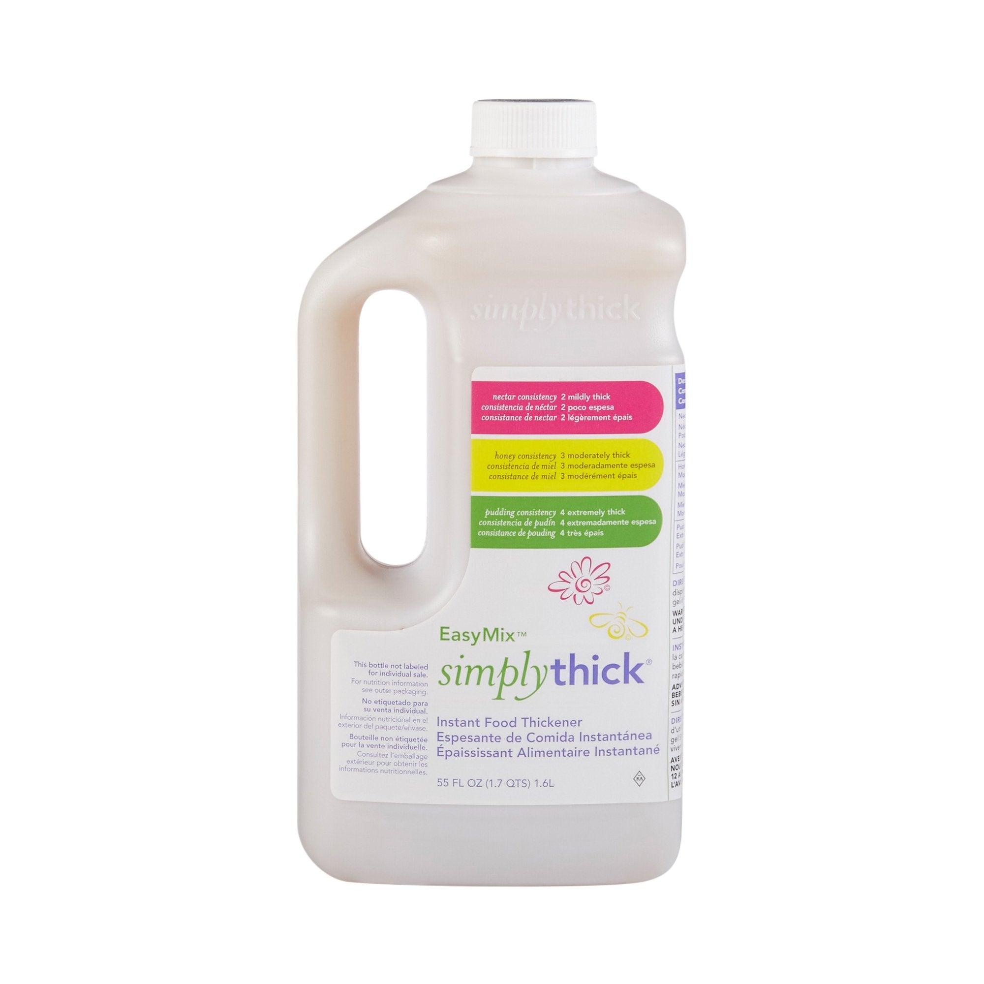 SimplyThick EasyMix Gel Thickener, 1.6L Pump Bottle - IDDSI Level 2