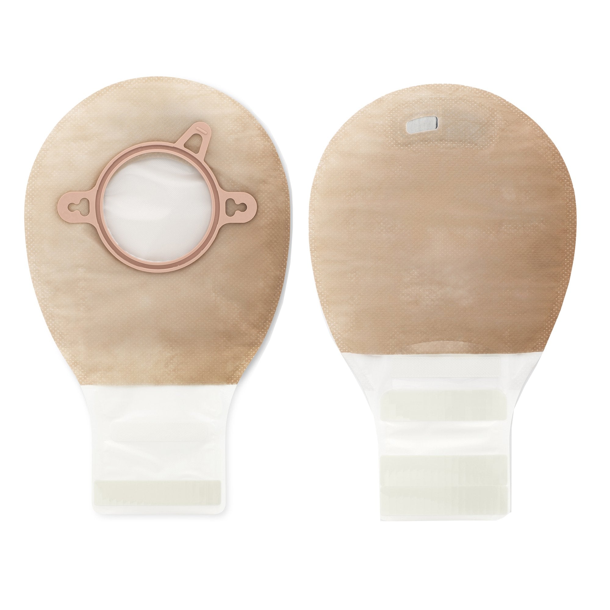 New Image™ Two-Piece Drainable Beige Filtered Ostomy Pouch, 7 Inch Length, 2¼ Inch Flange (20 Units)