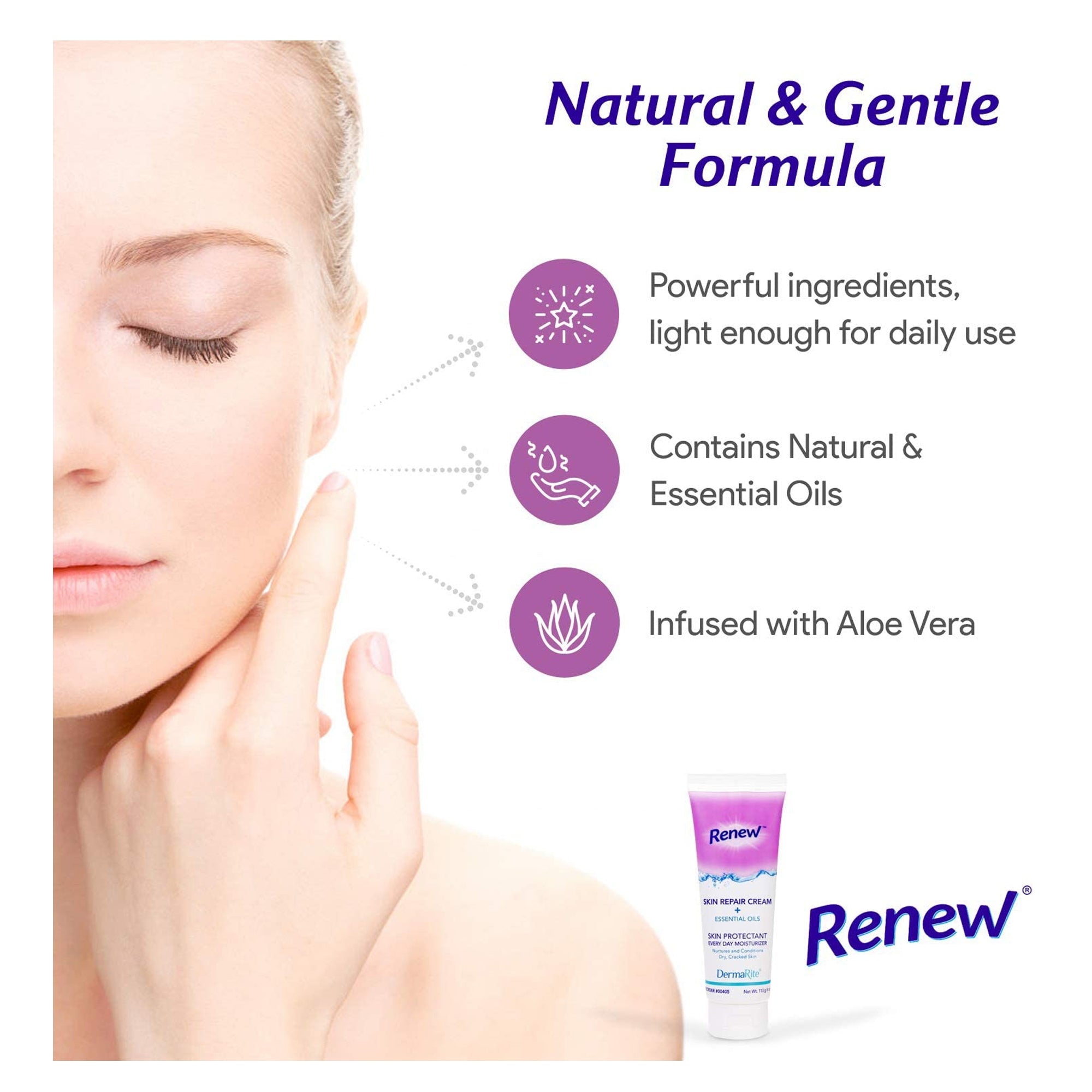 Renew™ Scented Skin Repair Cream, 4 oz. - Moisturizing Barrier (12-Pack)