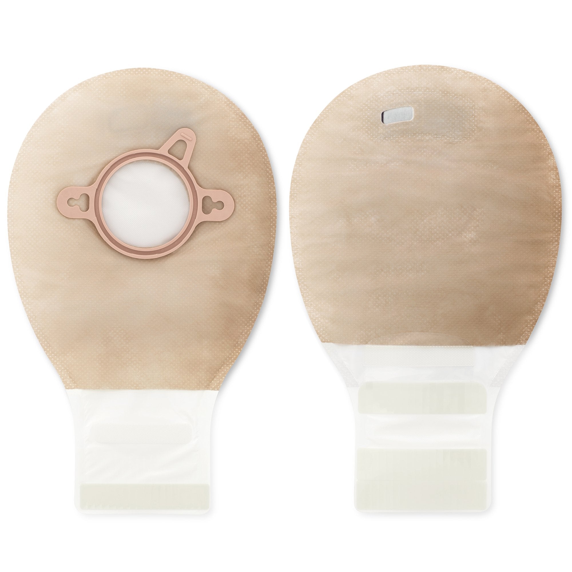 New Image™ Two-Piece Drainable Beige Filtered Ostomy Pouch, 7 Inch Length, 1¾ Inch Flange (20 Units)