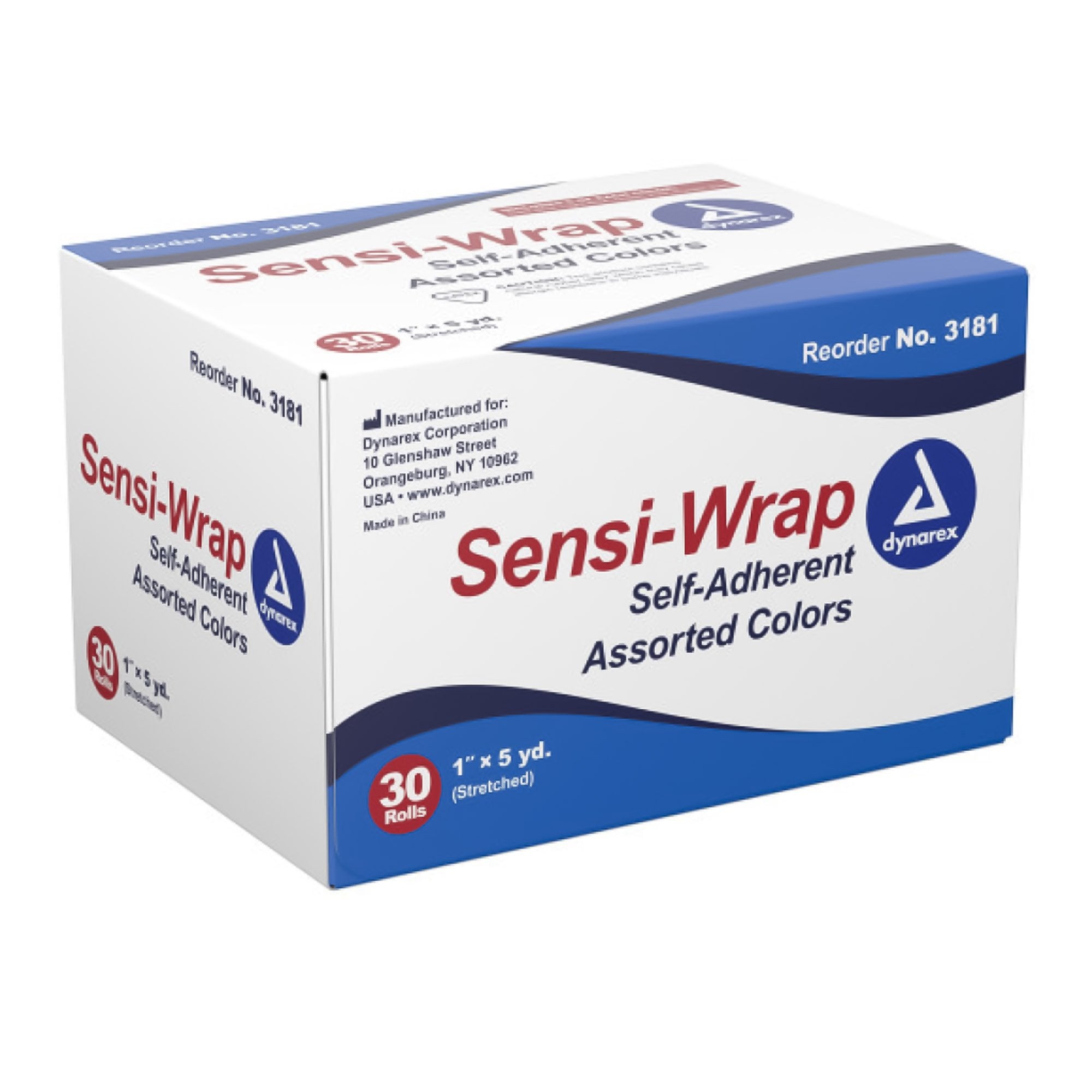 Sensi-Wrap Self-adherent Closure Cohesive Bandage, 1 Inch x 5 Yard (1 Unit)