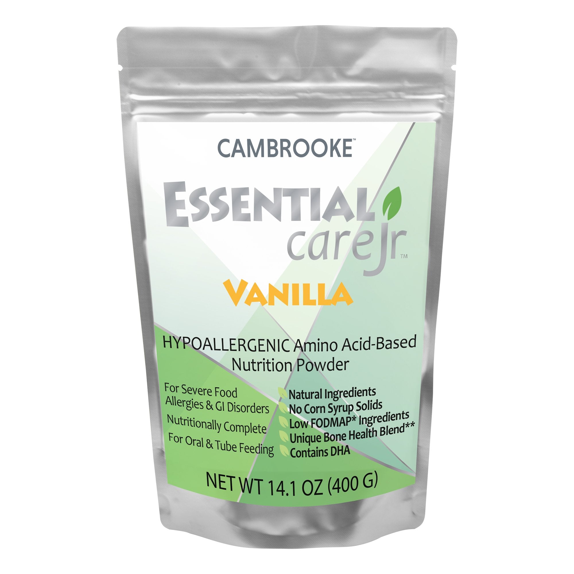 Essential Care Jr™ Vanilla Amino Acid Based Pediatric Oral Supplement / Tube Feeding Formula, 14.1 oz. Pouch (6 Units)