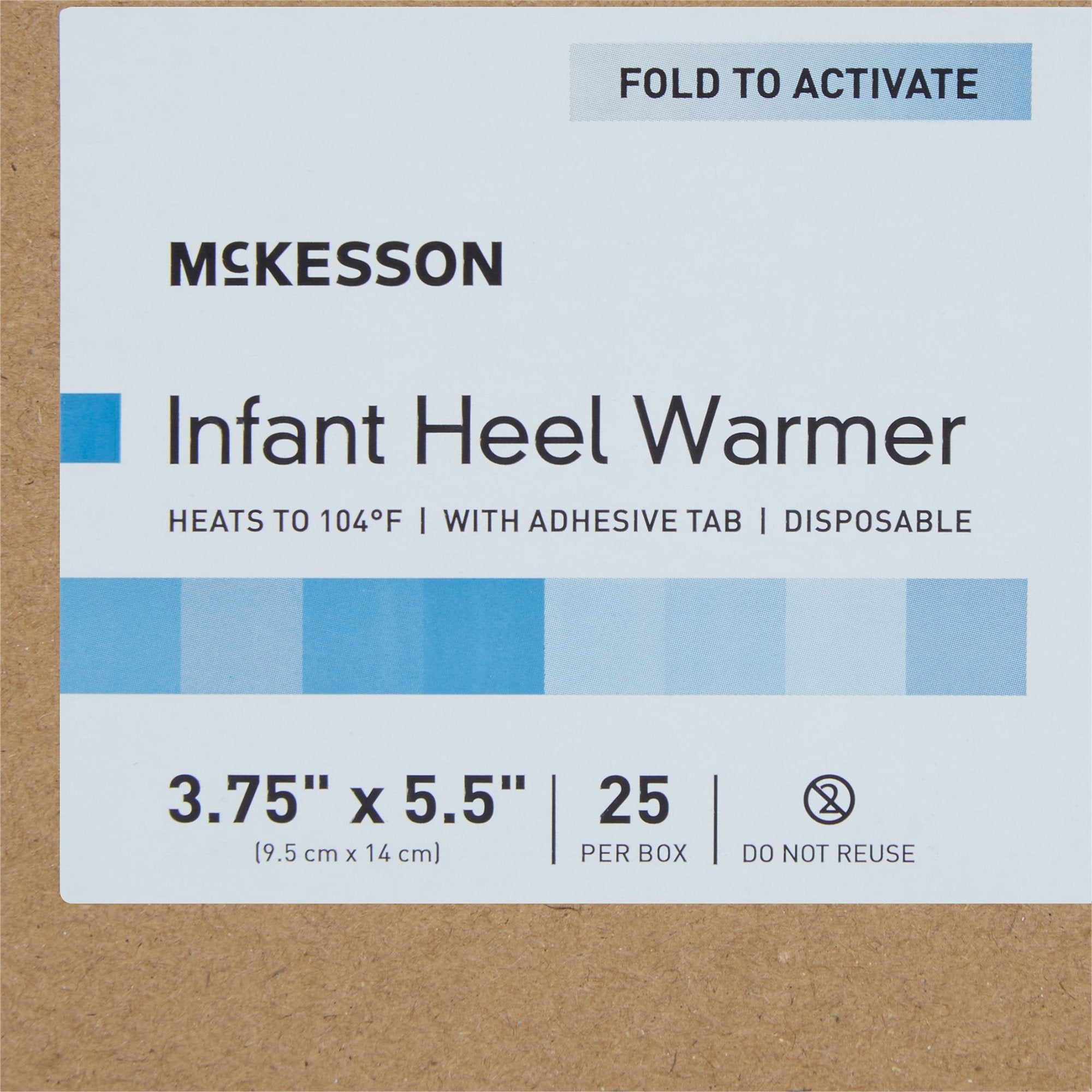 McKesson Infant Heel Warmer, 3¾ x 5½ Inch (100 Units)